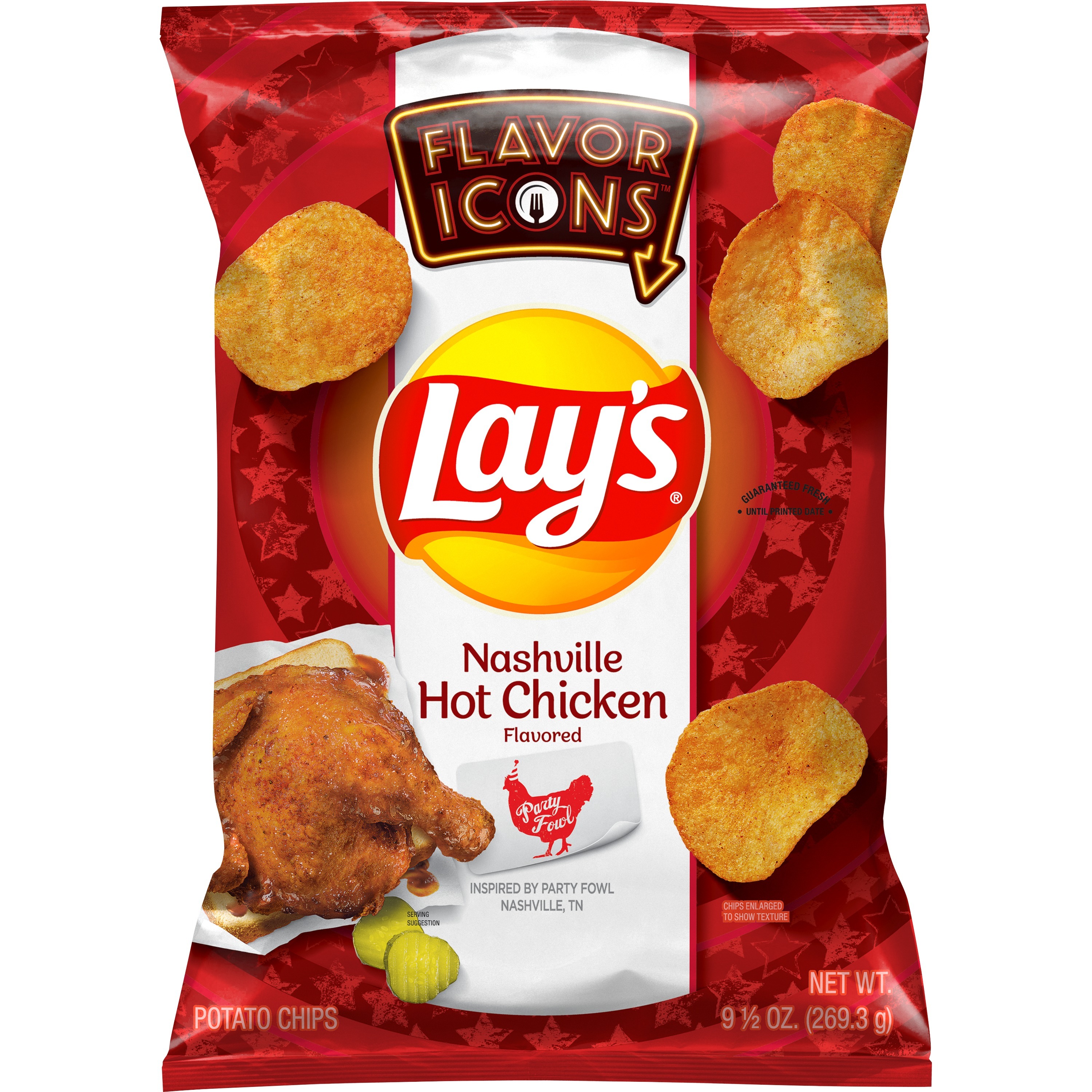 Lay S Nashville Hot Chicken Flavored Potato Chips SmartLabel