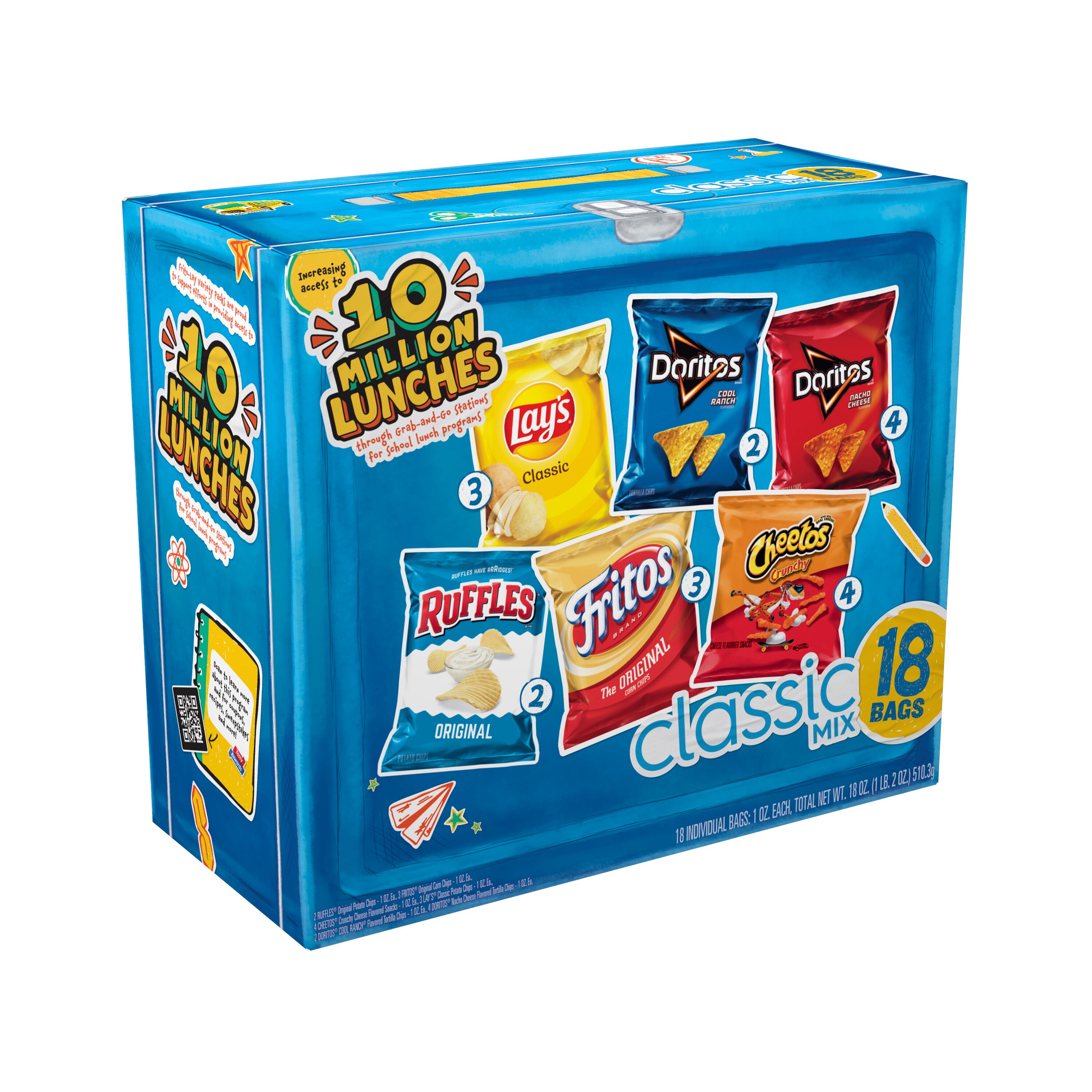 Frito Lay Classic Mix Variety Pack Smartlabel