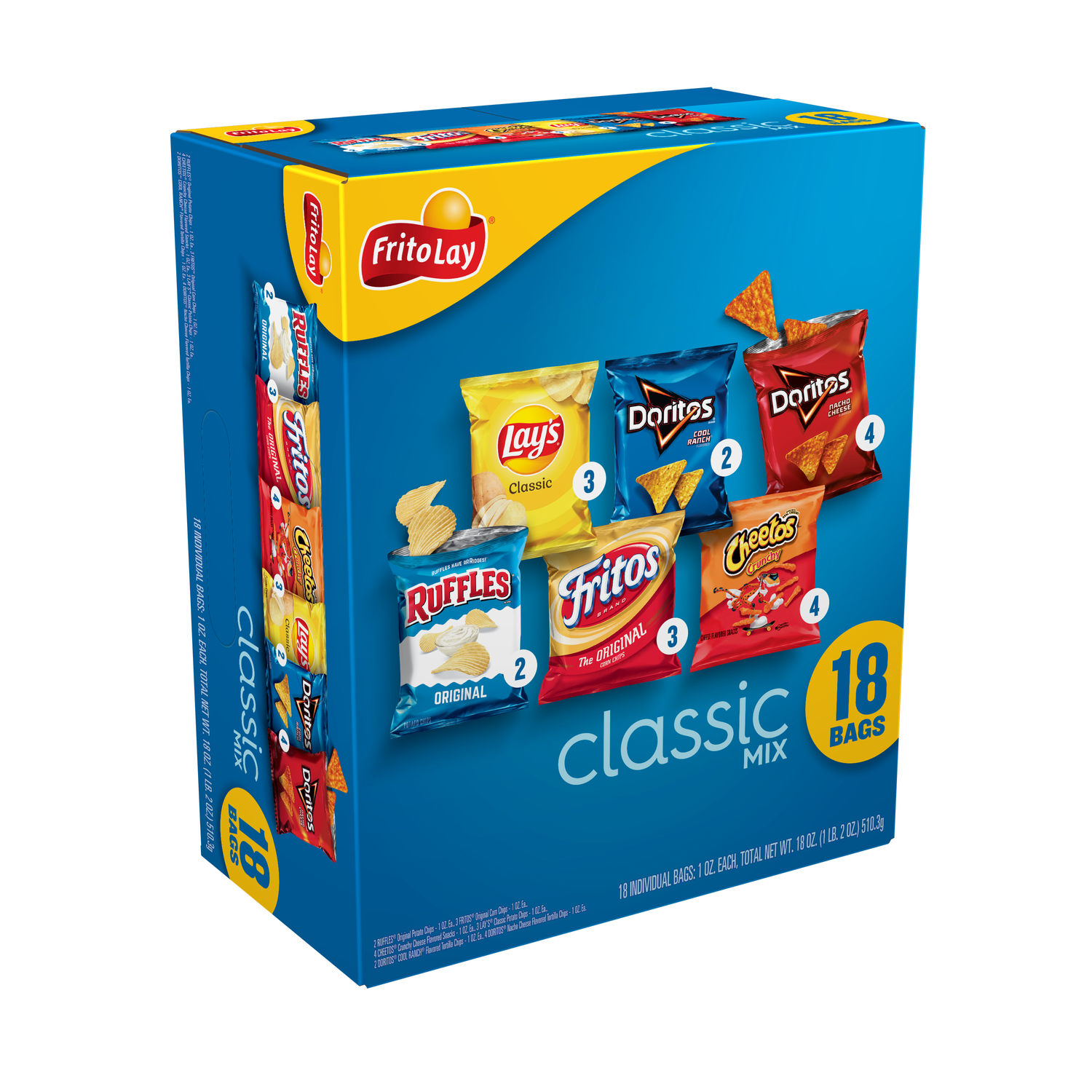 Frito Lay Classic Mix Variety Pack SmartLabel