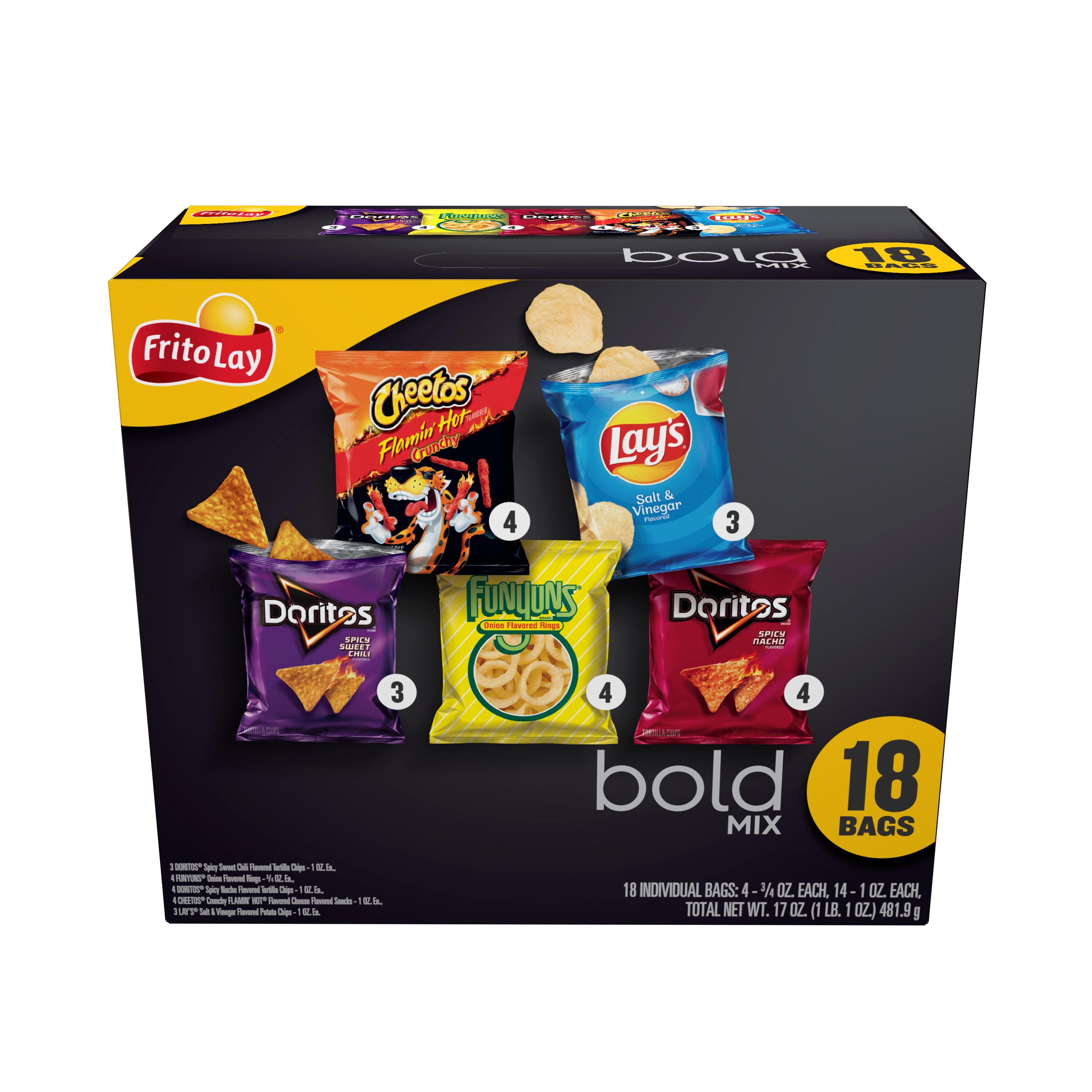 Frito Lay Bold Mix Variety Pack Smartlabel