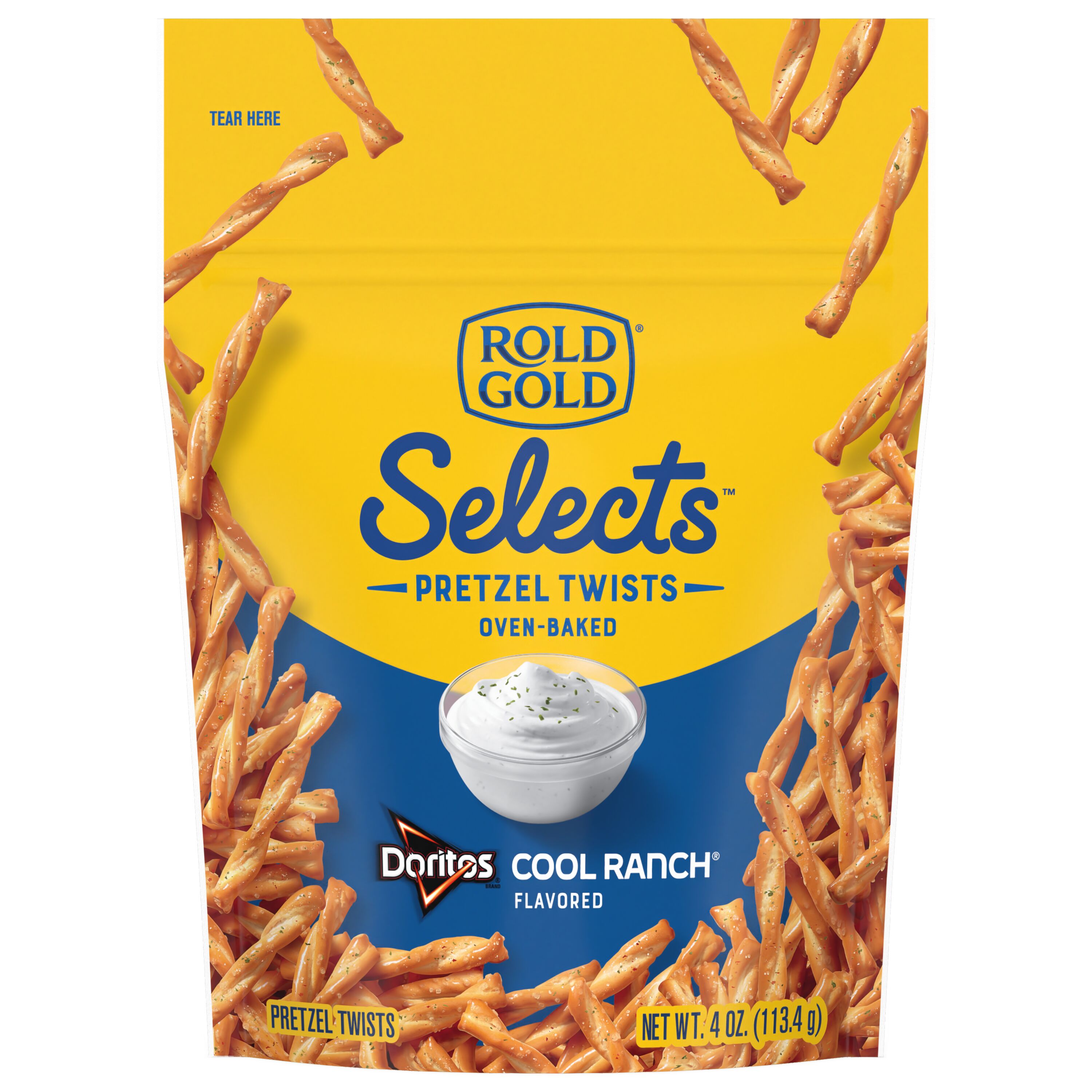 Rold Gold Selects Doritos Cool Ranch Flavored Pretzel Twists