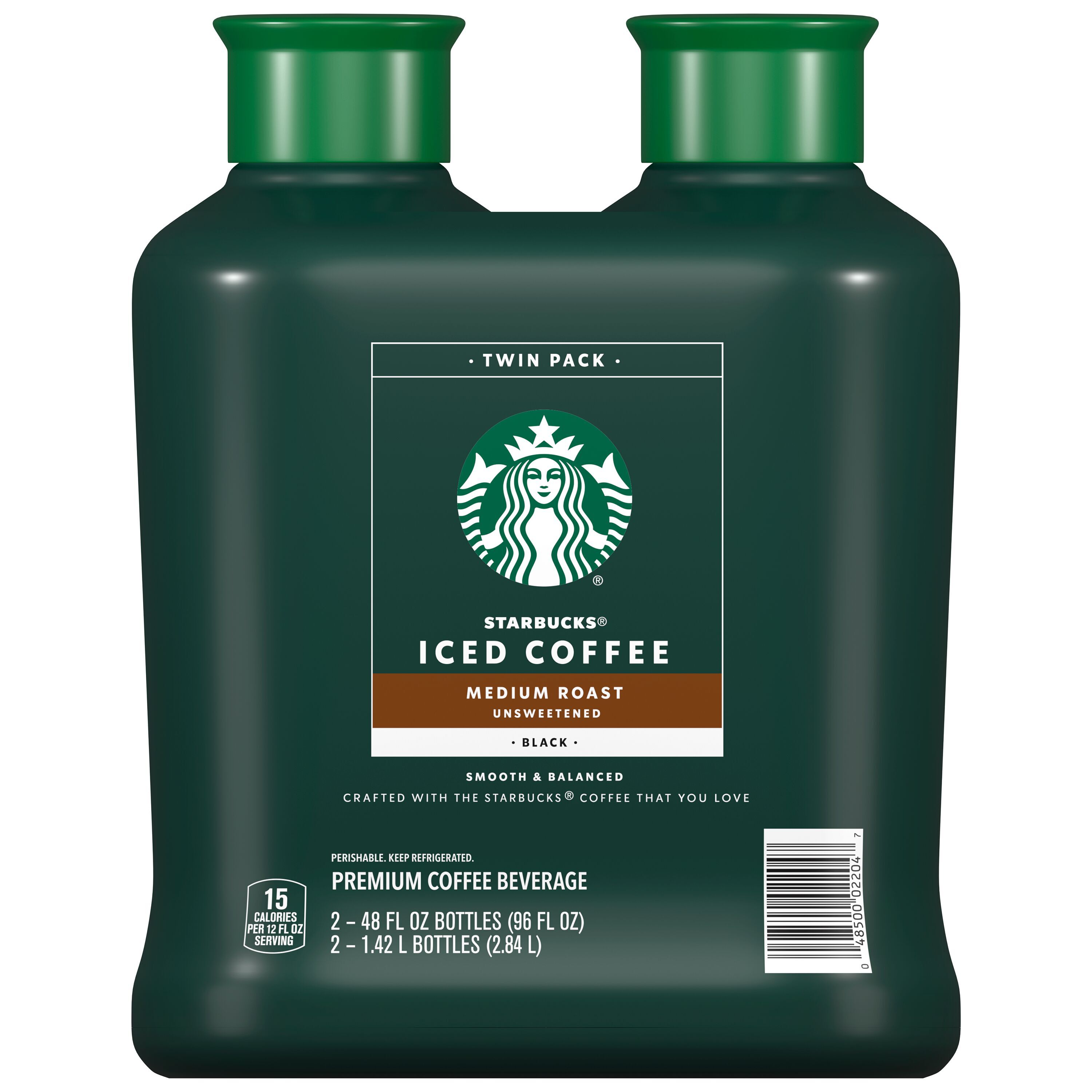 Starbucks Iced Coffee Black Unsweetened Medium Roast Premium Coffee