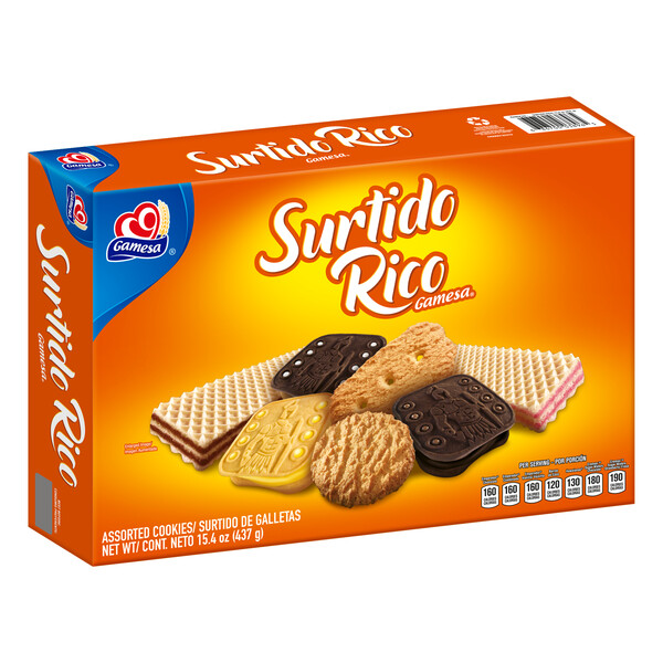 Gamesa Surtido Rico Assorted Cookies Smartlabel