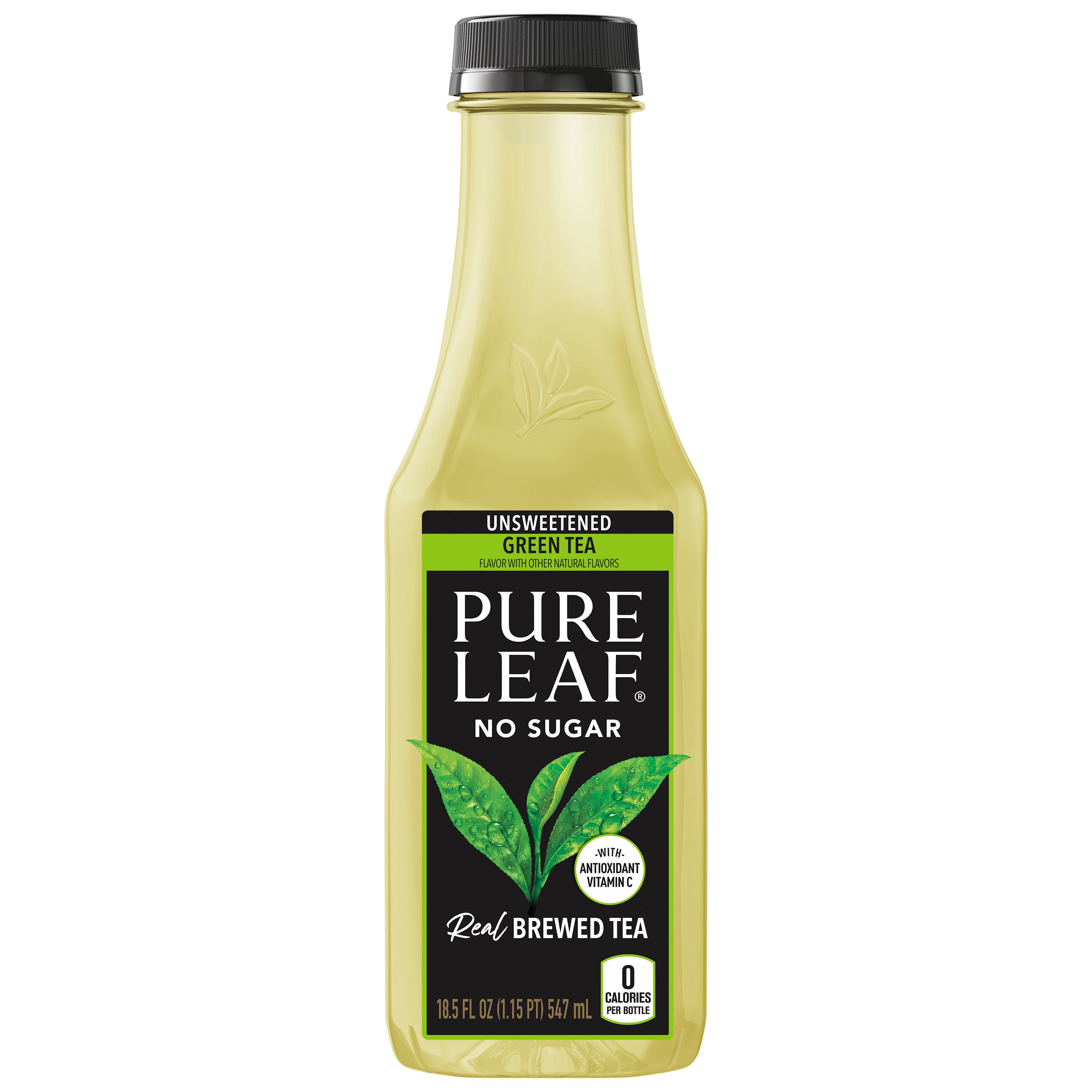 Pure Leaf, Unsweetened Green Tea Flavor, Real Brewed Tea - SmartLabel™