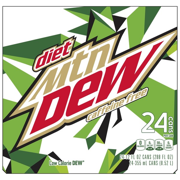mountain dew zero caffeine