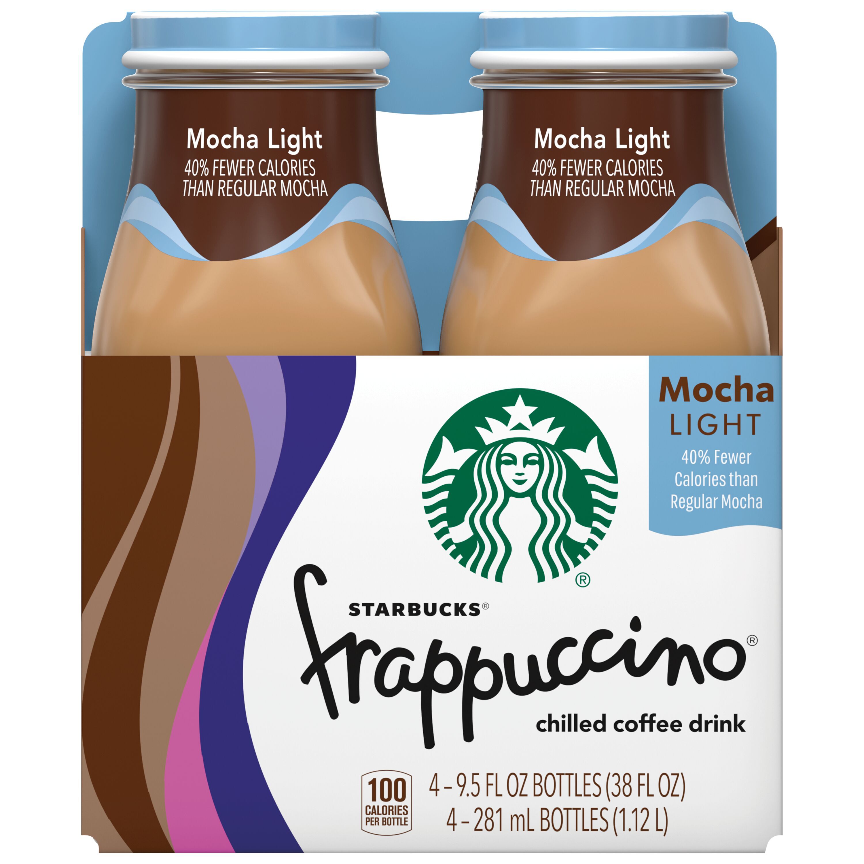 Starbucks Frappuccino Mocha Light Chilled Coffee Drink Smartlabel™ 9663