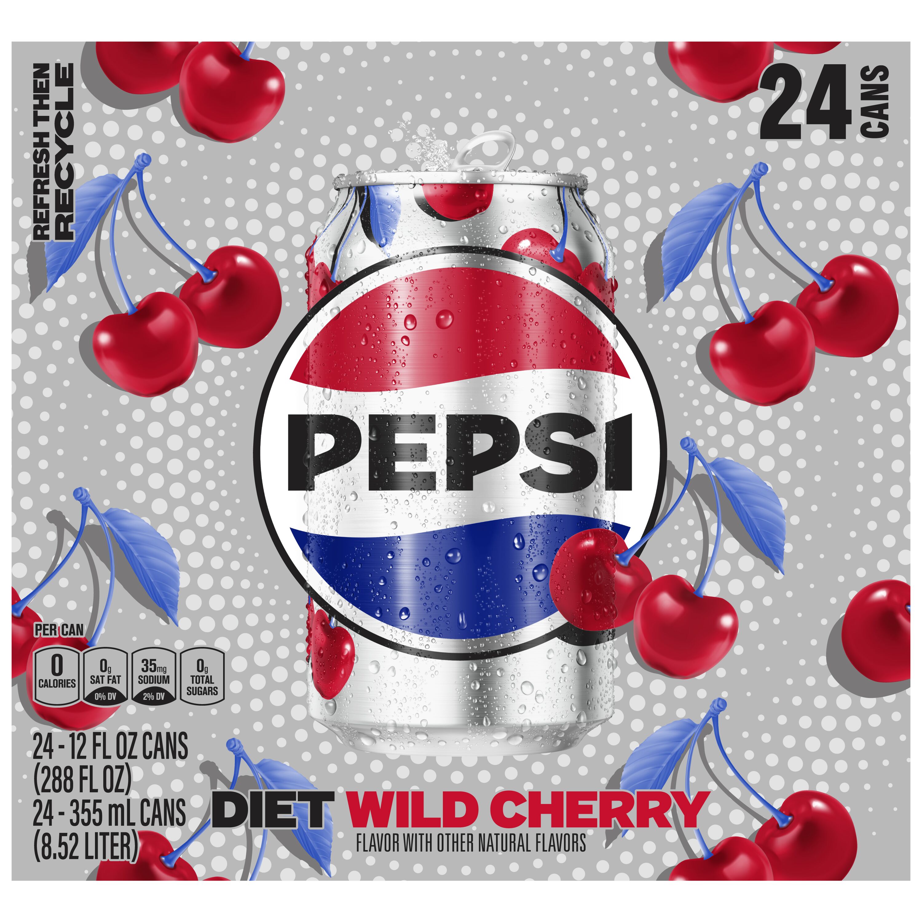 Diet Pepsi, Wild Cherry Flavor - SmartLabel™