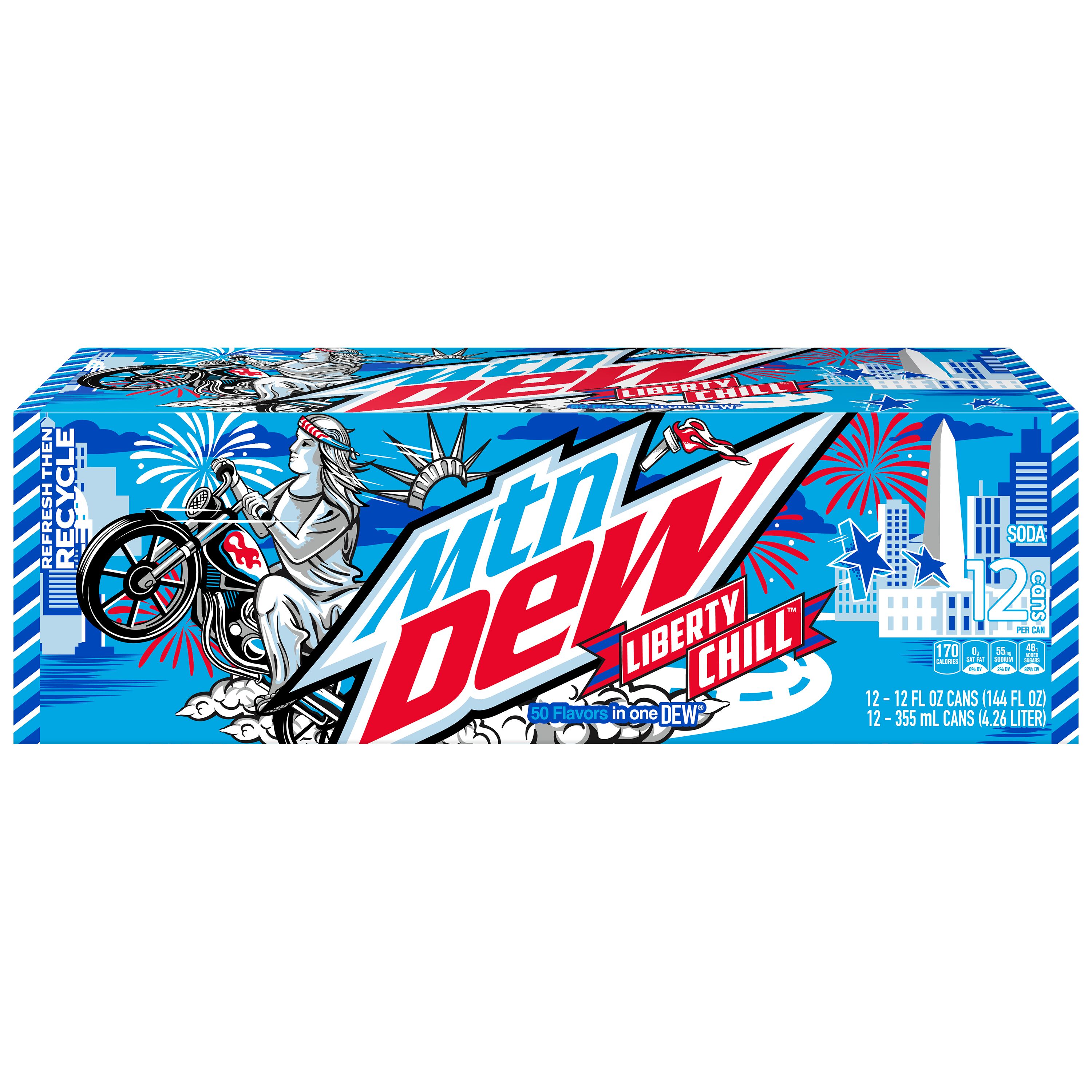 Mountain Dew, Liberty Chill, 50 Flavors In One Dew - SmartLabel™