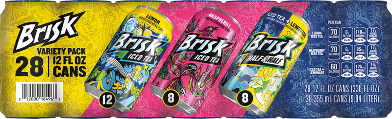 Brisk® Raspberry Iced Tea, 12 pk / 12 fl oz - Ralphs