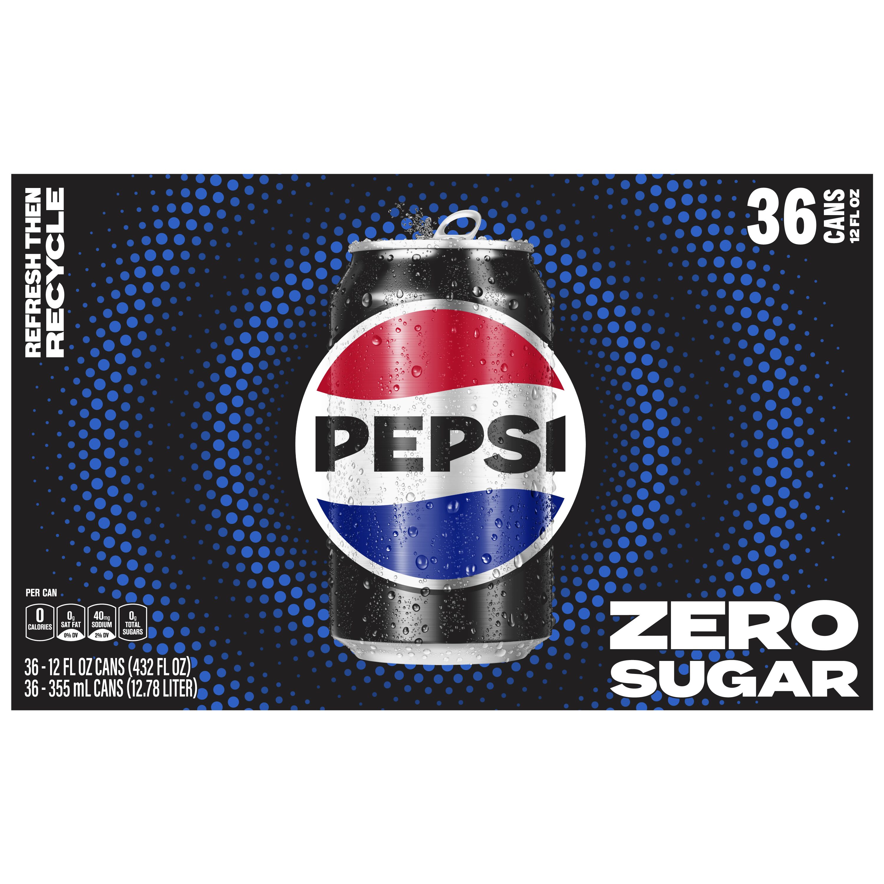 Pepsi, Zero Sugar - SmartLabel™