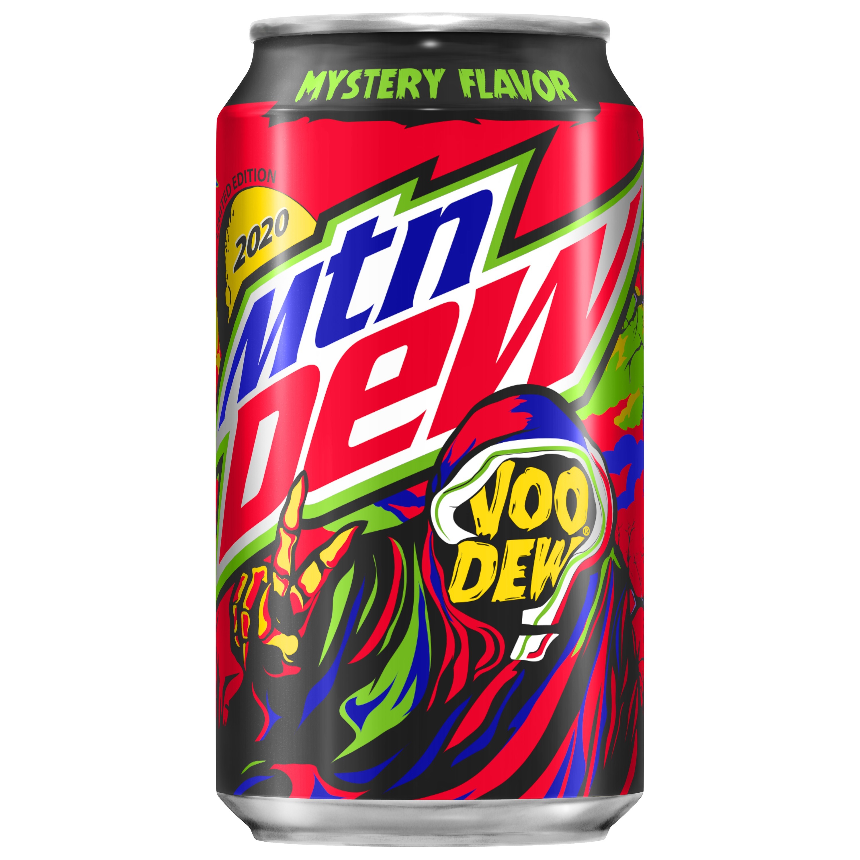 Mountain Dew, Limited Edition, VooDew Mystery Flavor, Soda SmartLabel™