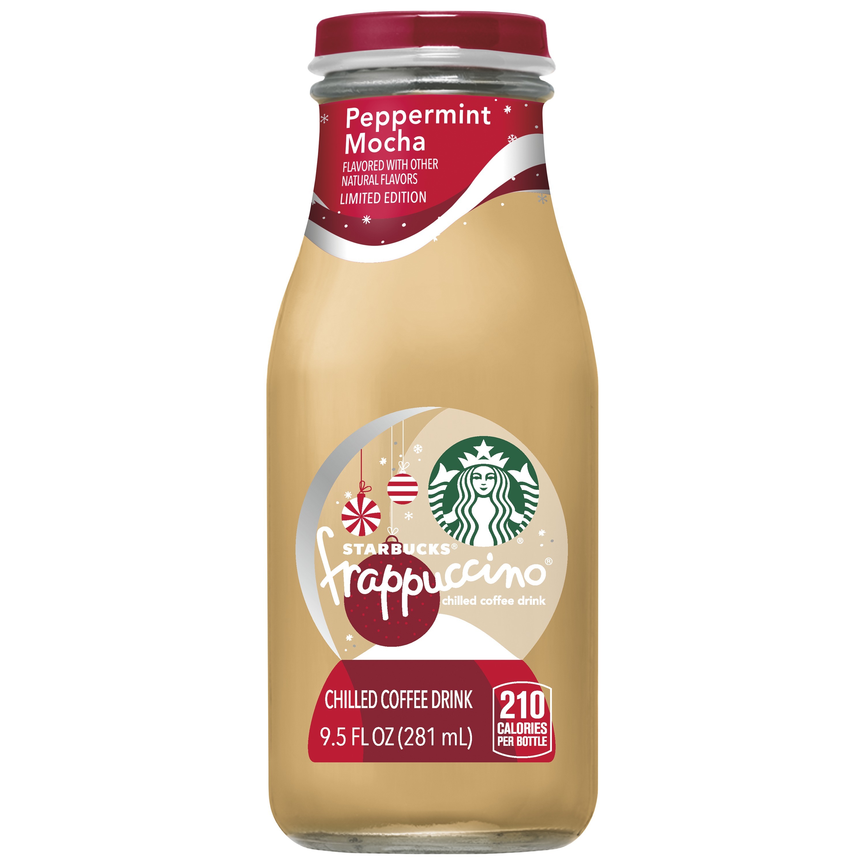Starbucks Frappuccino Peppermint Mocha Flavored Chilled Coffee Drink Smartlabel™ 2016