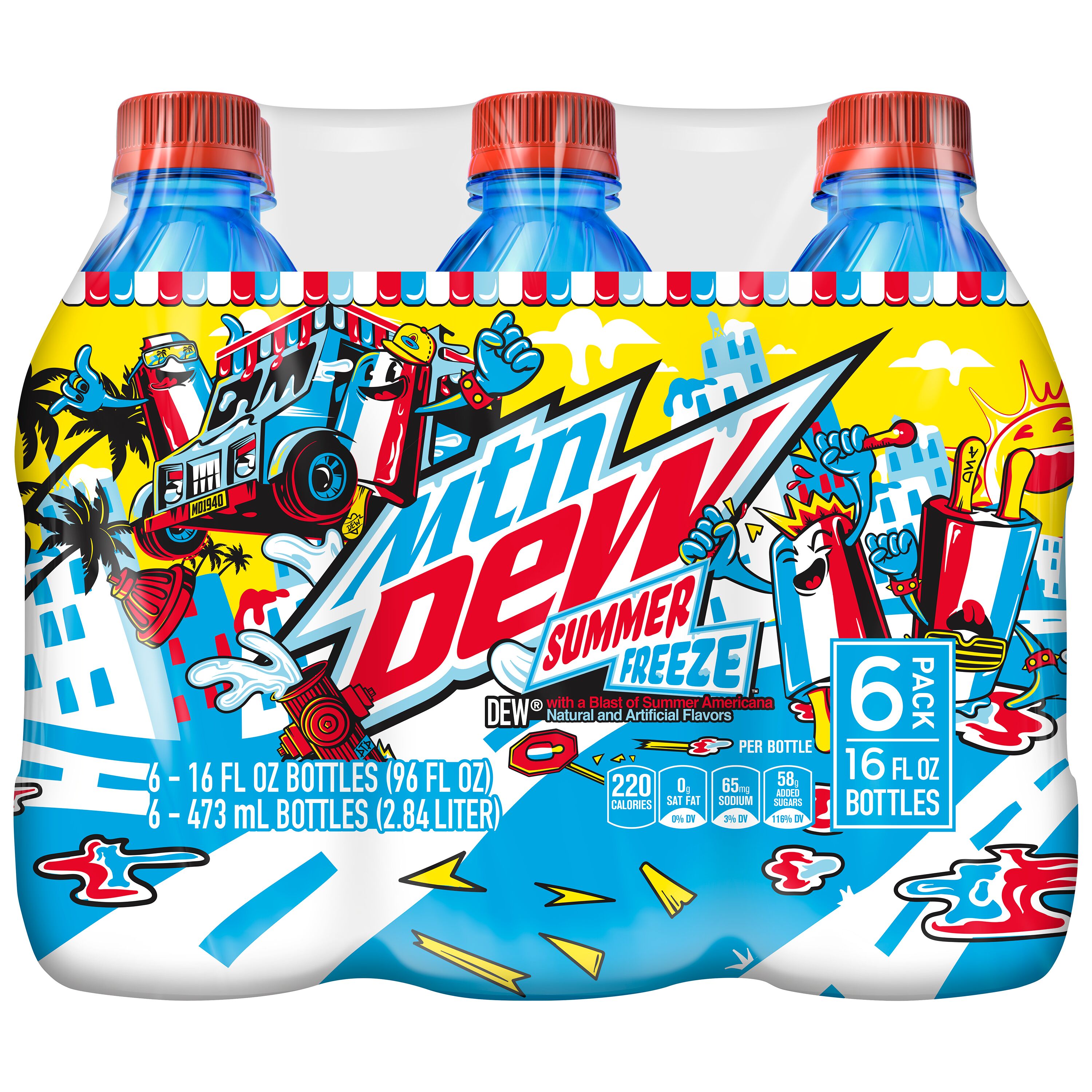 Mountain Dew, Summer Freeze, Dew With A Blast Of Summer Americana