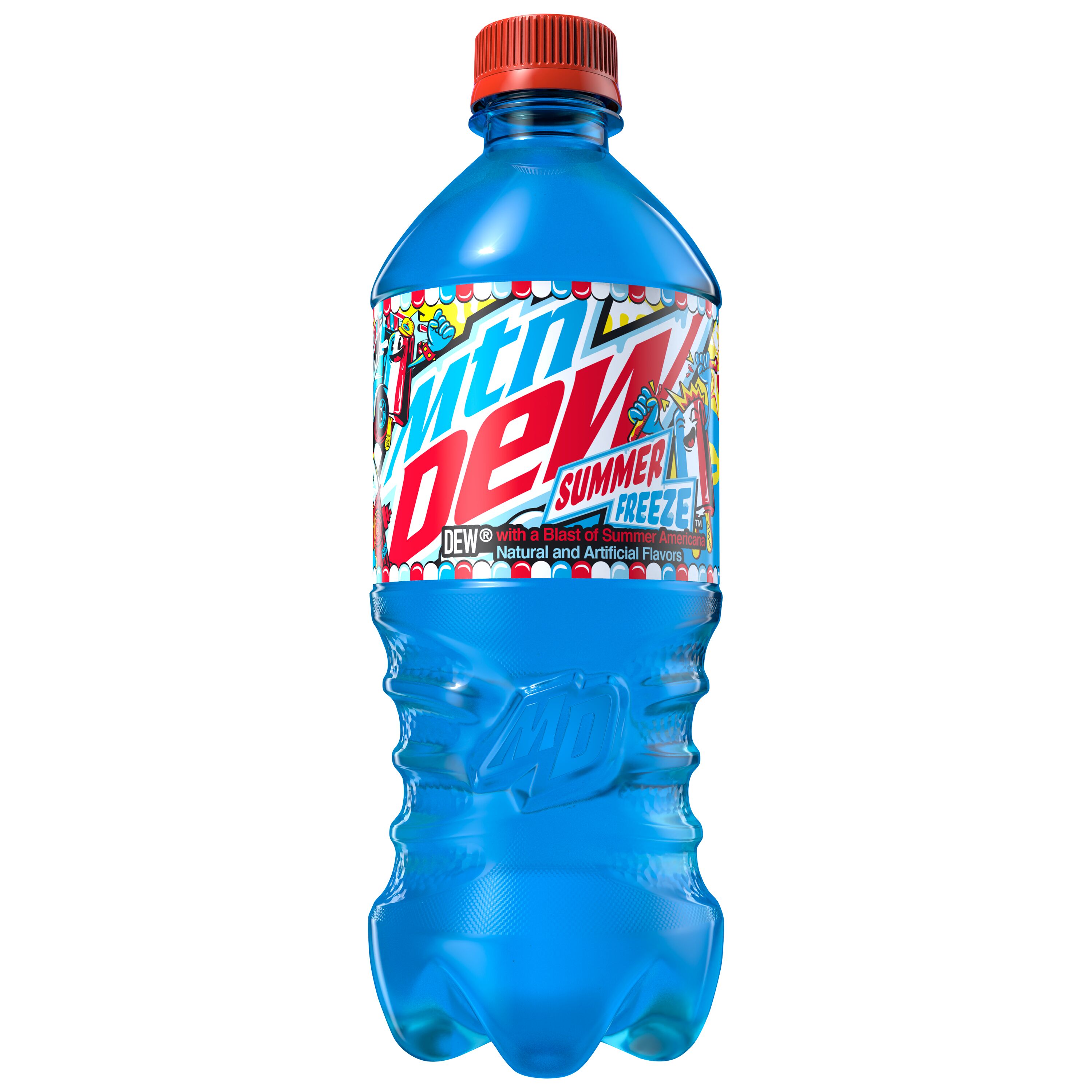 Mountain Dew, Summer Freeze, Dew With A Blast Of Summer America Natural