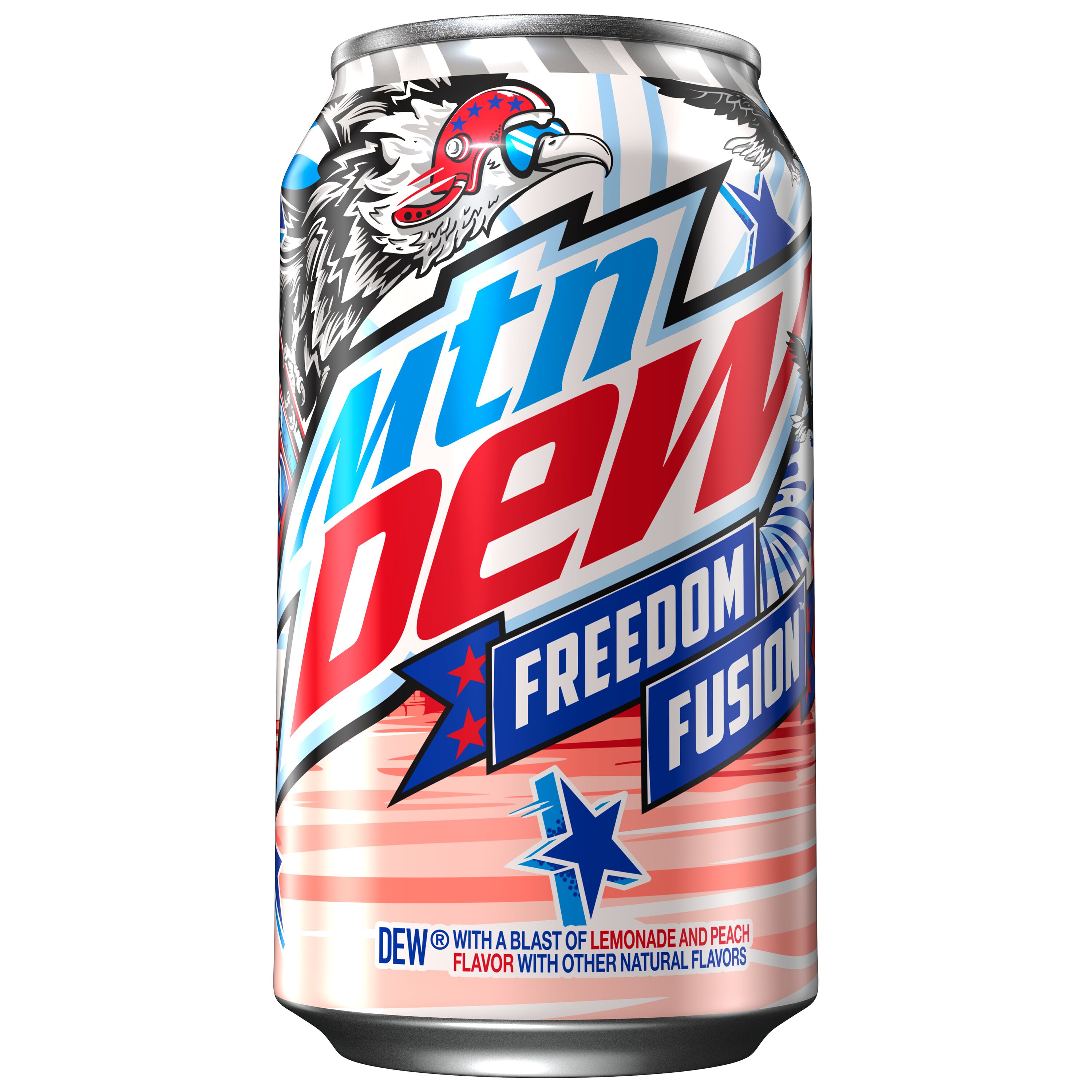 Mountain Dew, Freedom Fusion, Dew With A Blast Of Lemonade And Peach ...