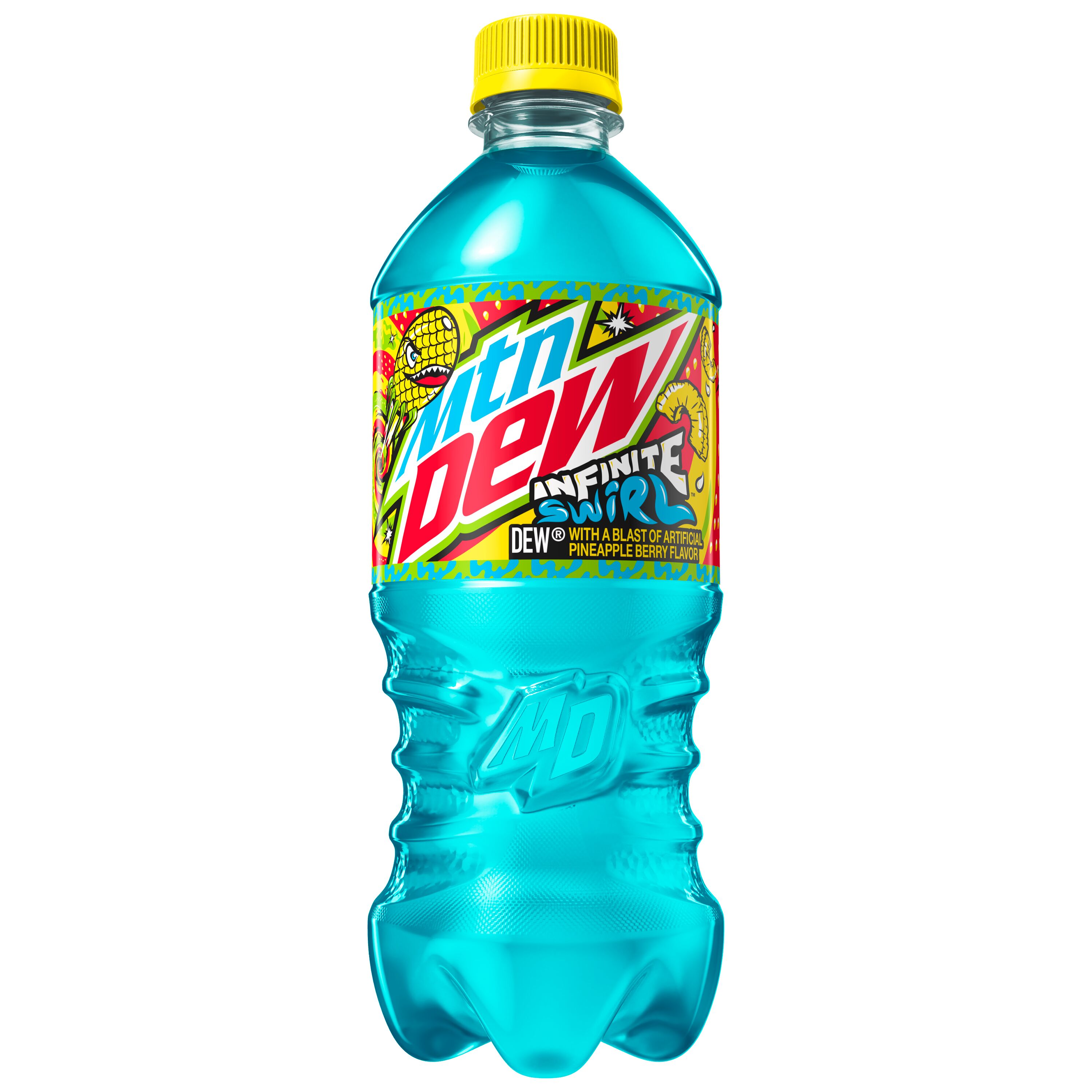 Mountain Dew, Infinite Swirl, Dew With A Blast Of Pineapple Berry