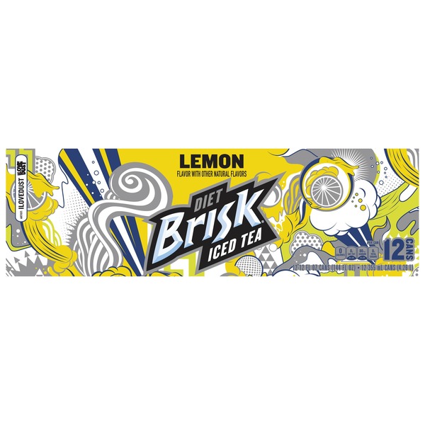 diet brisk iced tea lemon