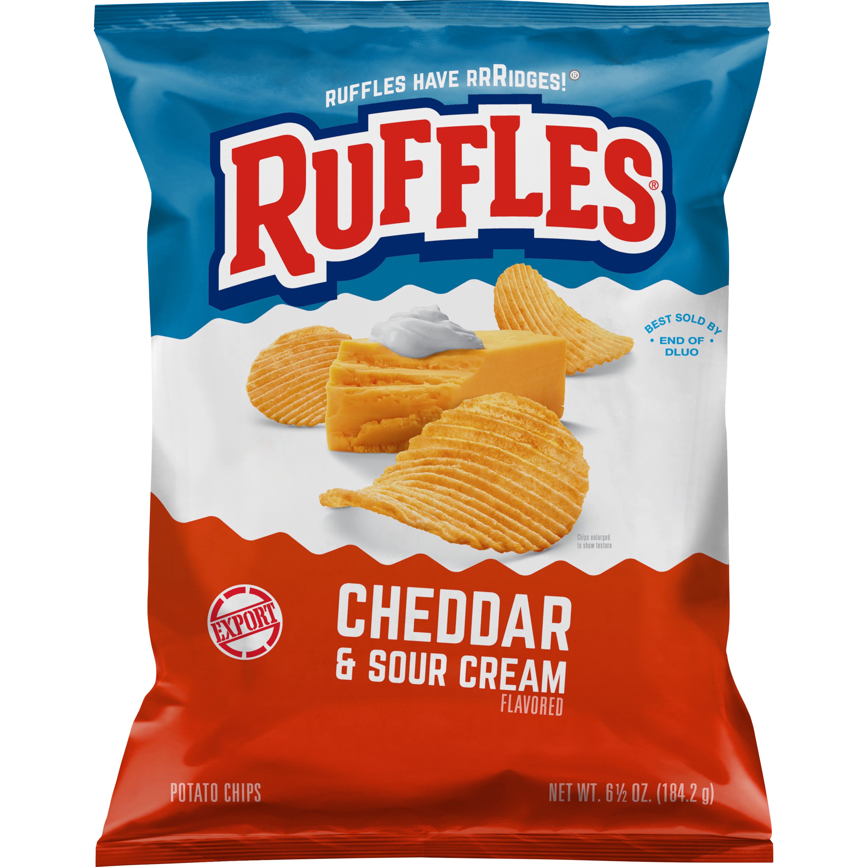 Ruffles, Cheddar & Sour Cream Flavored, Potato Chips - SmartLabel™