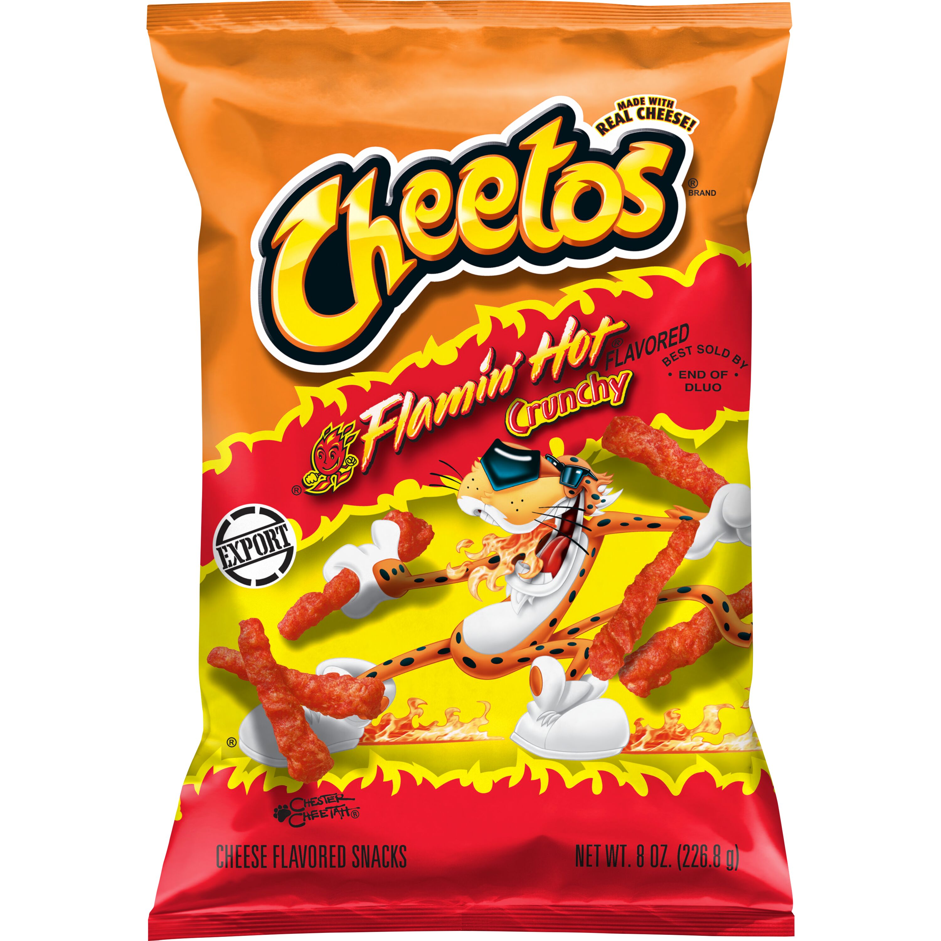 Cheetos, Crunchy, Flamin' Hot Flavored, Cheese Flavored Snacks ...