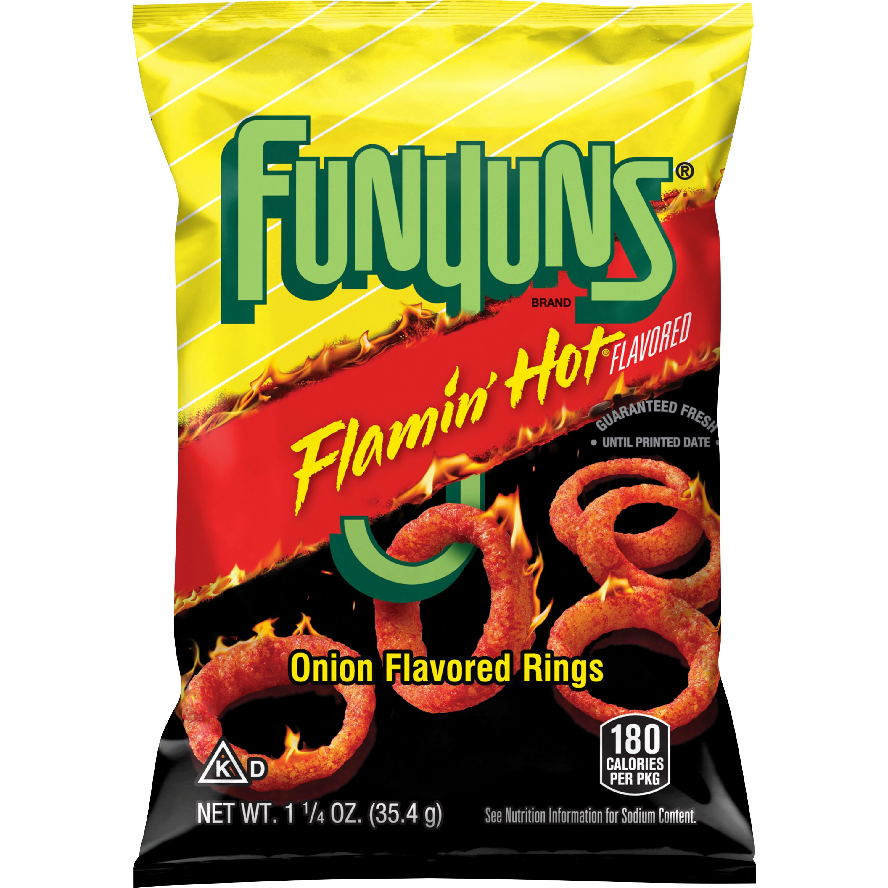 Funyuns, Flamin' Hot Flavored, Onion Flavored Rings - SmartLabel™