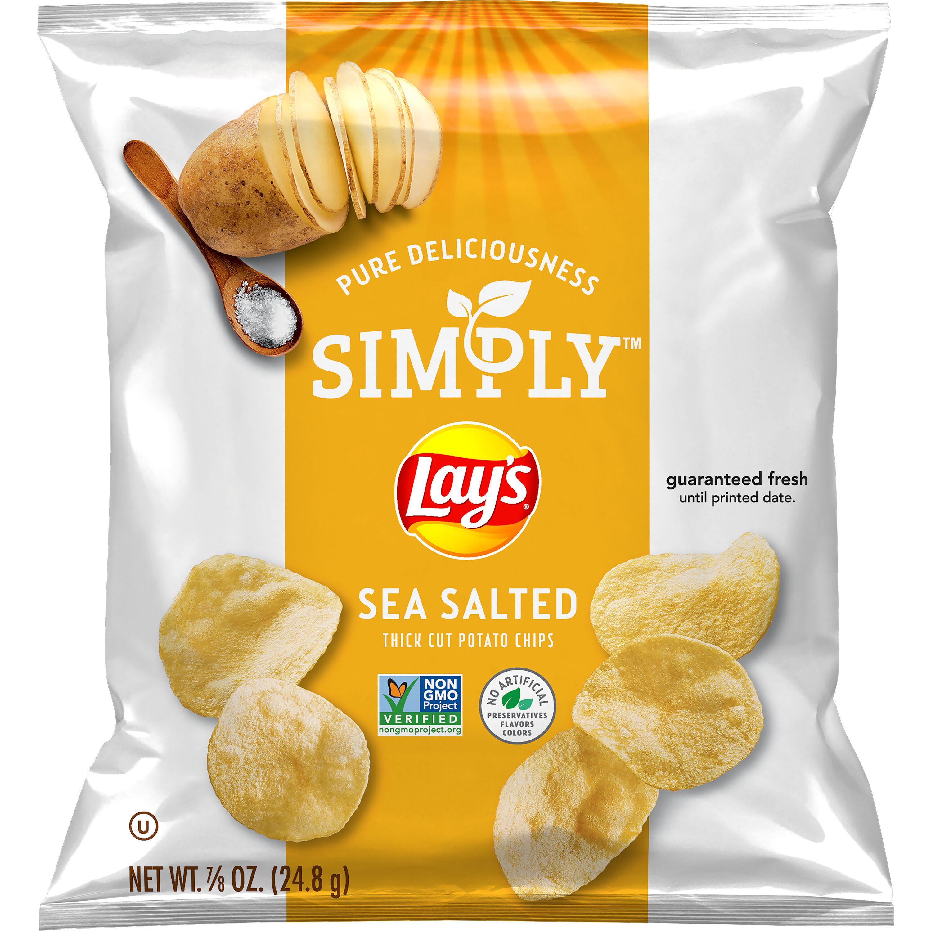 LAY'S® Simply Sea Salt Flavored Thick Cut Potato Chips