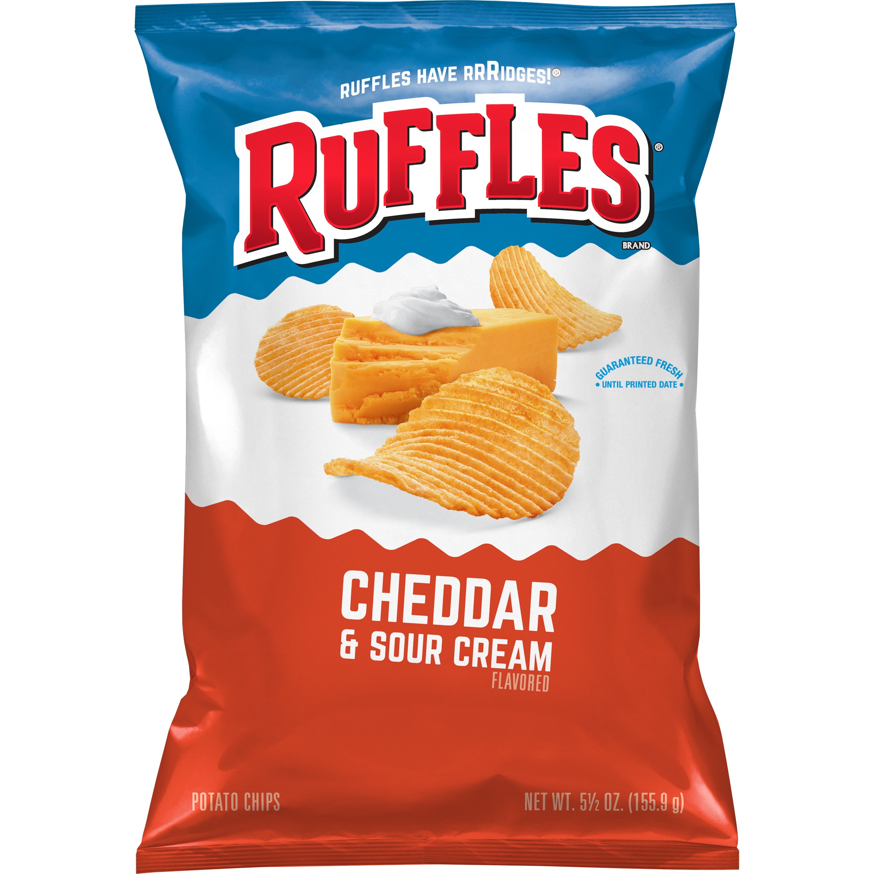 Ruffles, Cheddar & Sour Cream Flavored, Potato Chips - SmartLabel™