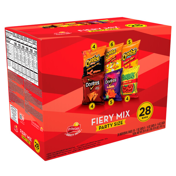 Frito-Lay, Party Size, Fiery Mix, Variety Pack - SmartLabel™