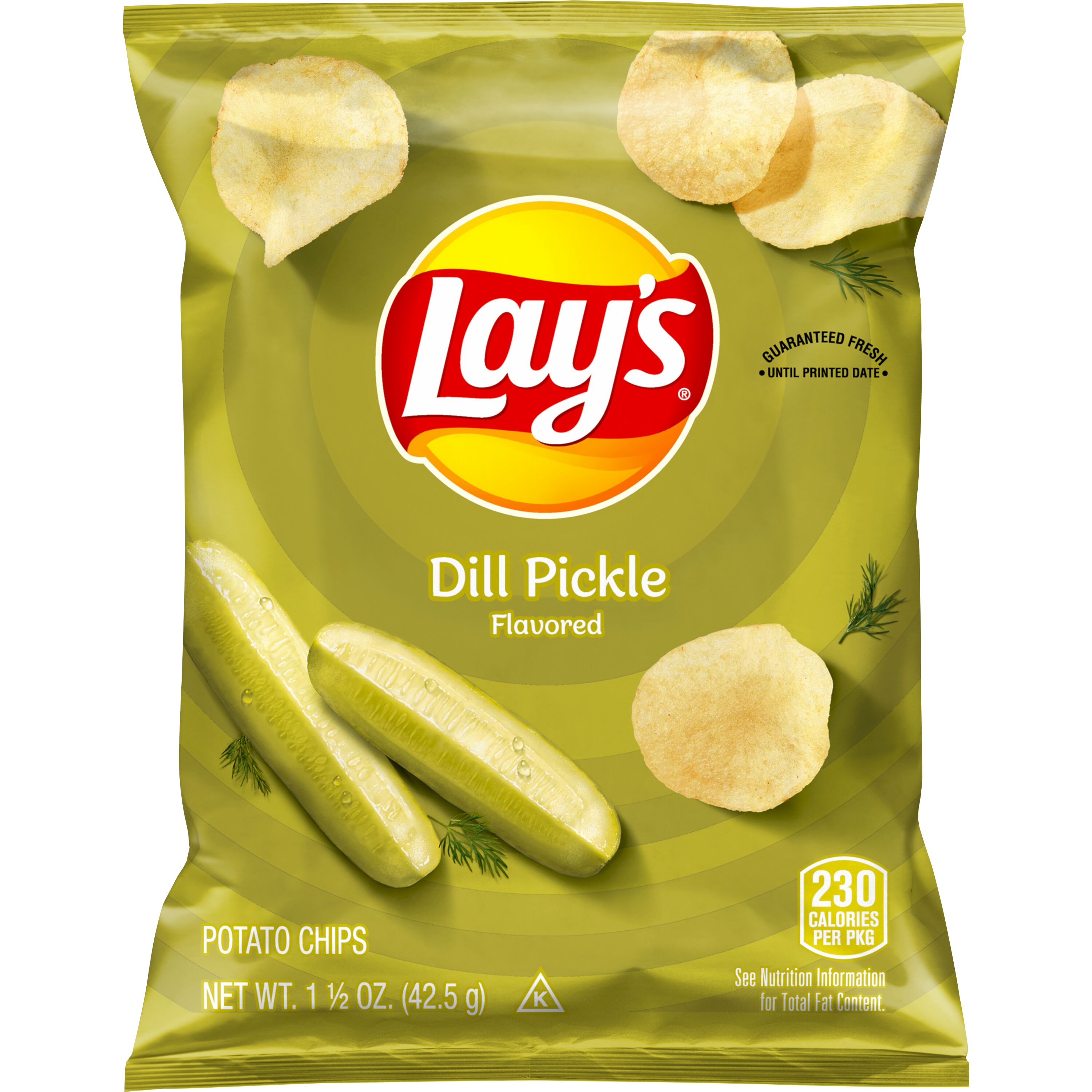 Lays Dill Pickle Flavored Potato Chips Smartlabel™ 9300