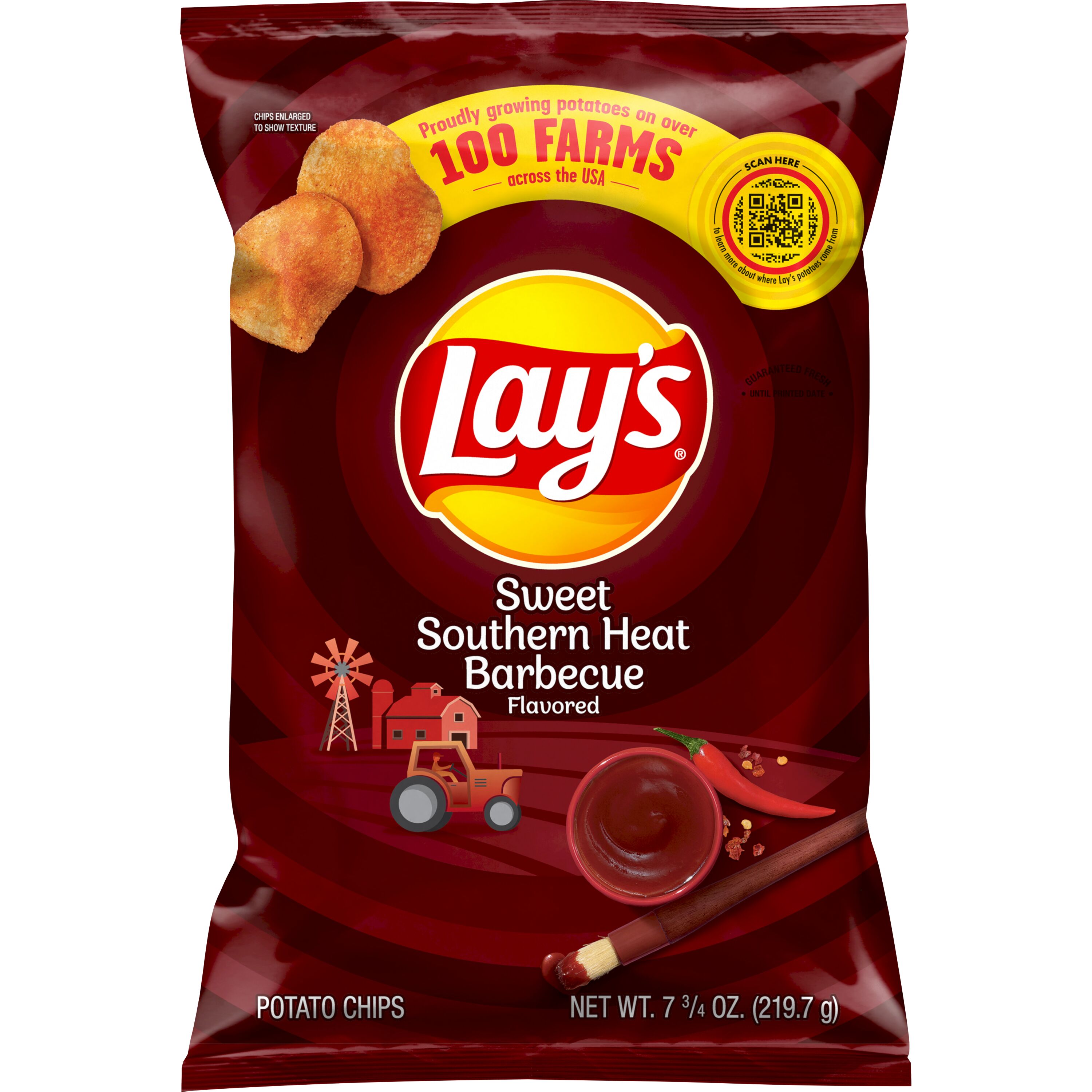 Lay's, Sweet Southern Heat Barbecue Flavored, Potato Chips - SmartLabel™