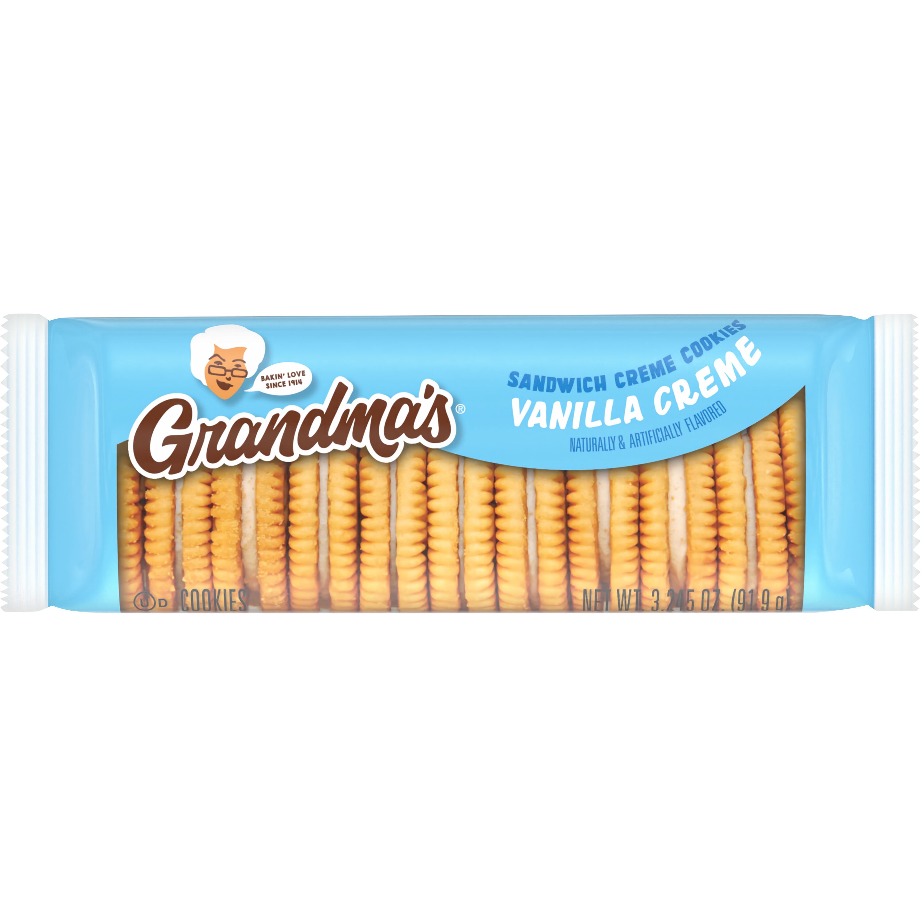 Grandmas Vanilla Creme Naturally And Artificially Flavored Sandwich Creme Cookies Smartlabel™ 5532