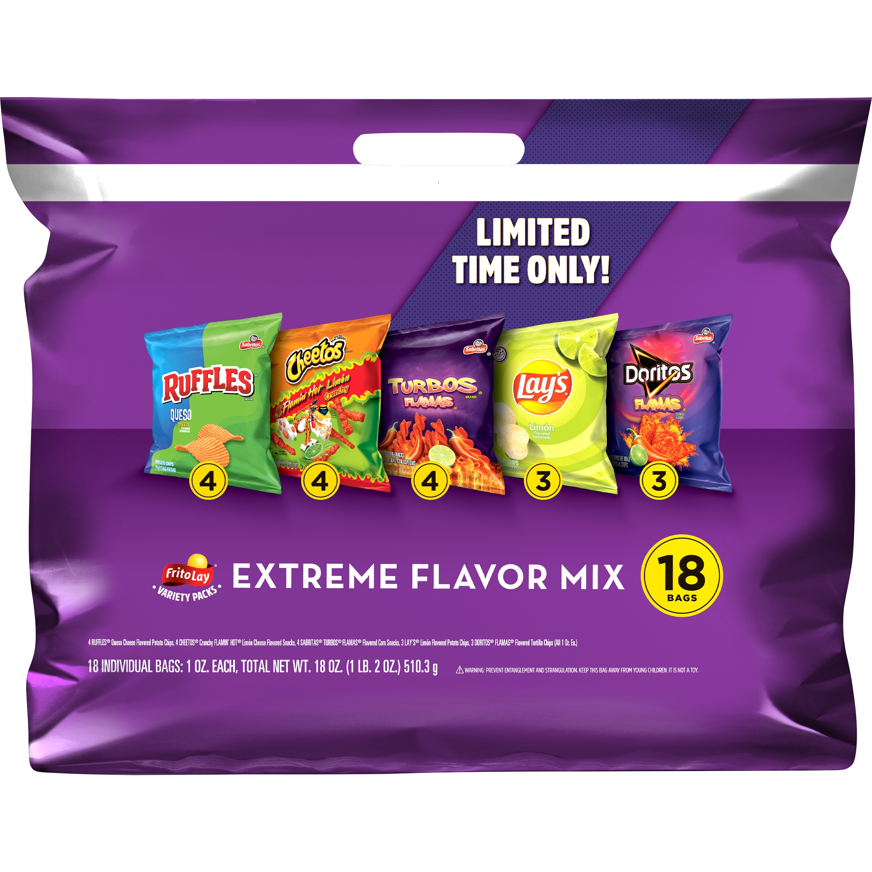 Frito-Lay, Extreme Flavor Mix, Variety Pack - SmartLabel™