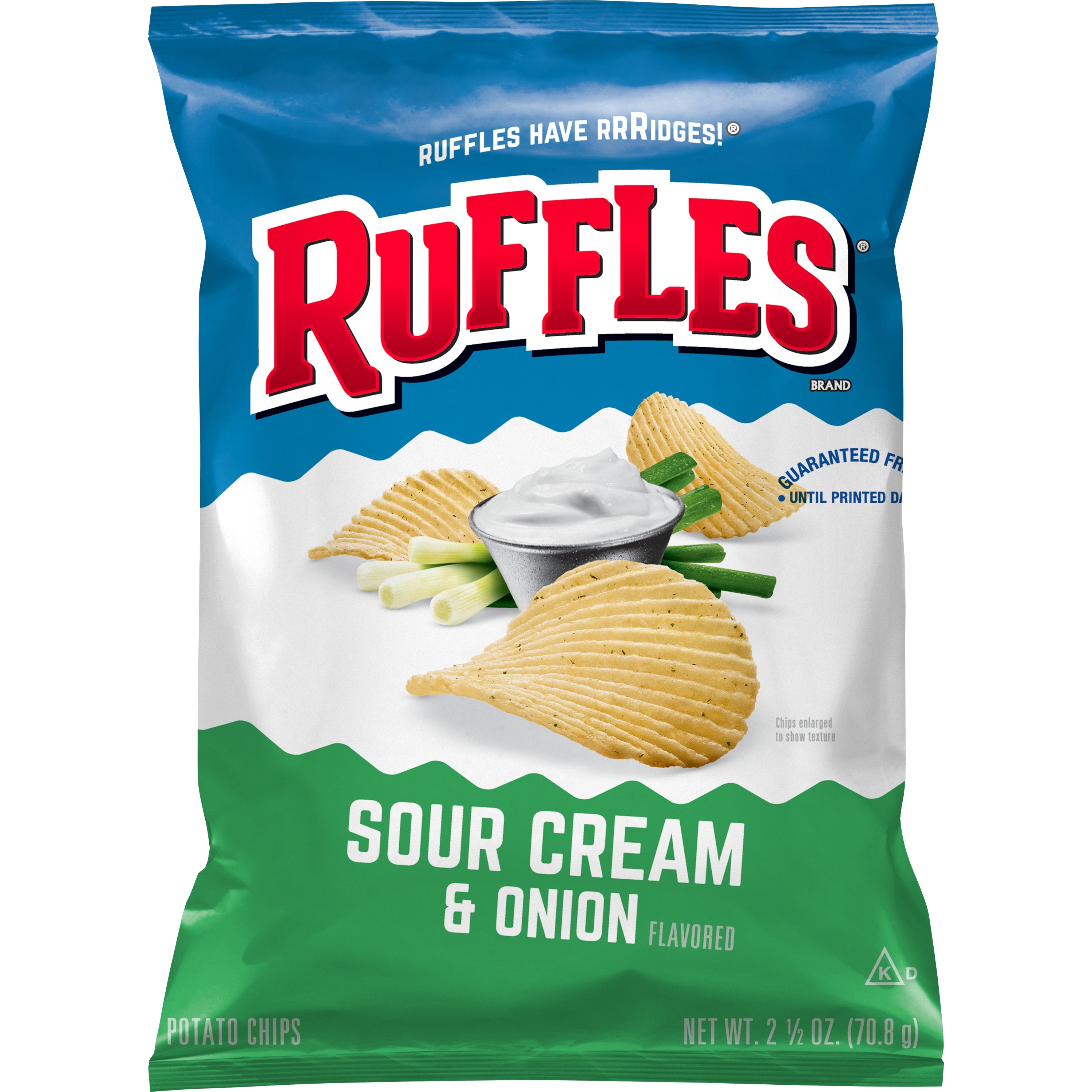 Ruffles, Sour Cream & Onion Flavored, Potato Chips - SmartLabel™