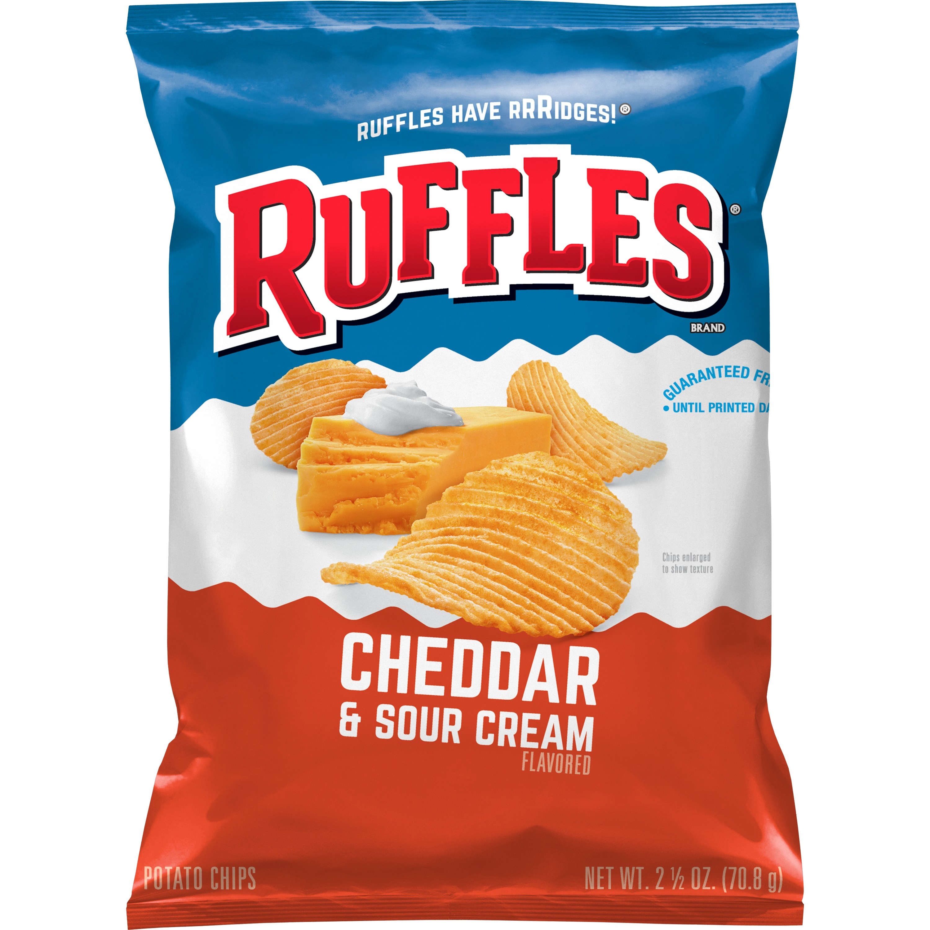 Ruffles, Cheddar & Sour Cream Flavored, Potato Chips - SmartLabel™