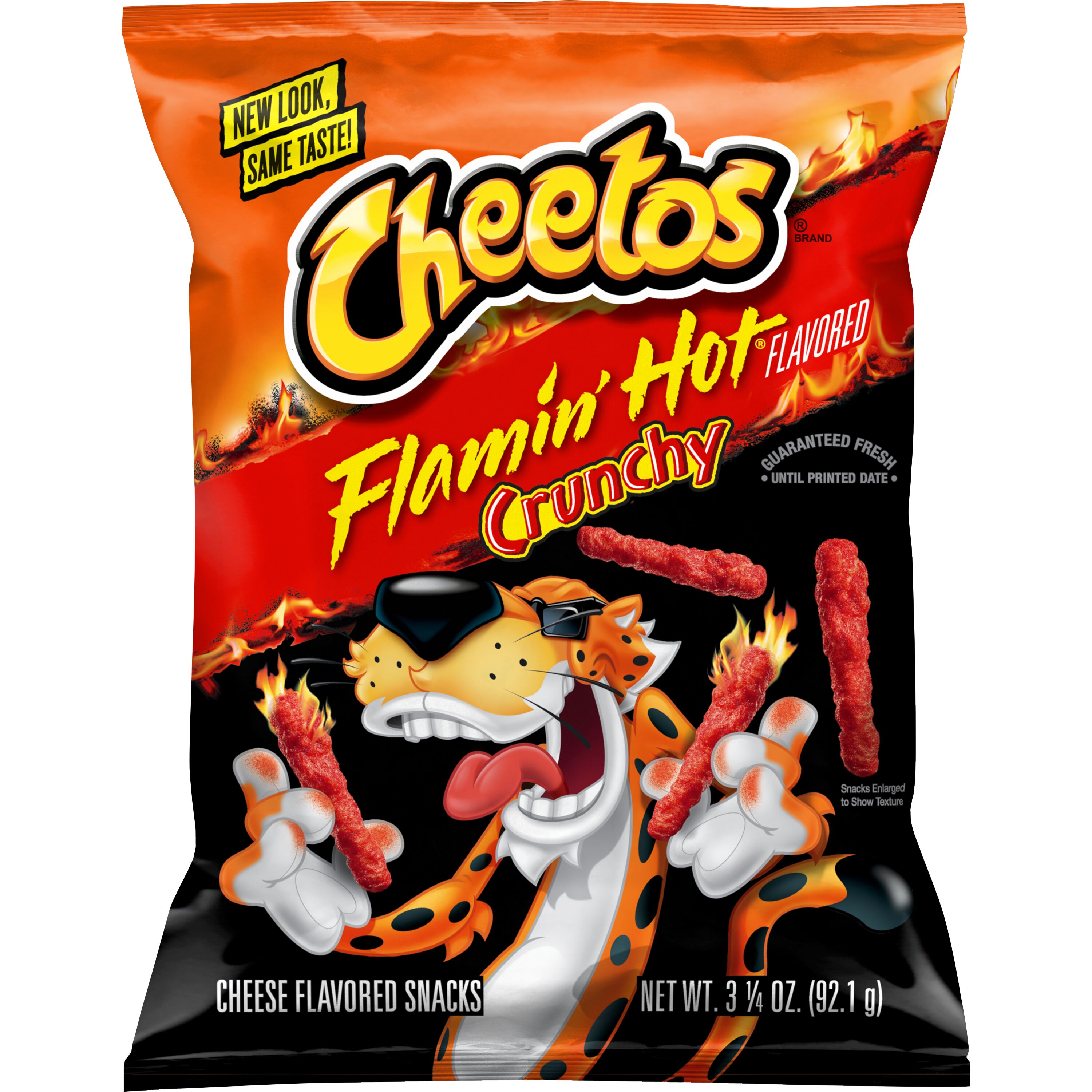 Cheetos, Crunchy, Flamin' Hot Flavored, Cheese Flavored Snacks ...