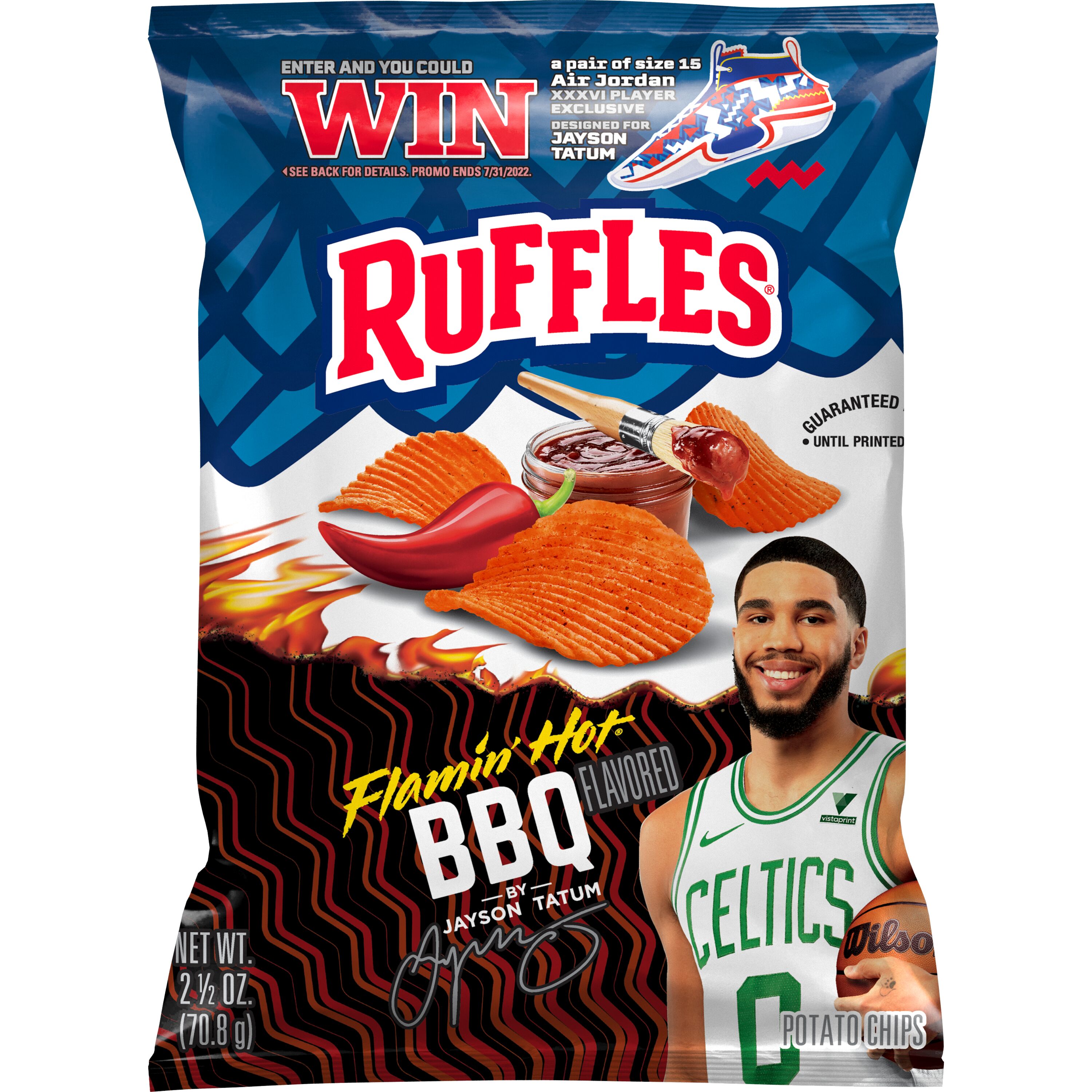 Ruffles, Flamin' Hot BBQ Flavored, Potato Chips - SmartLabel™