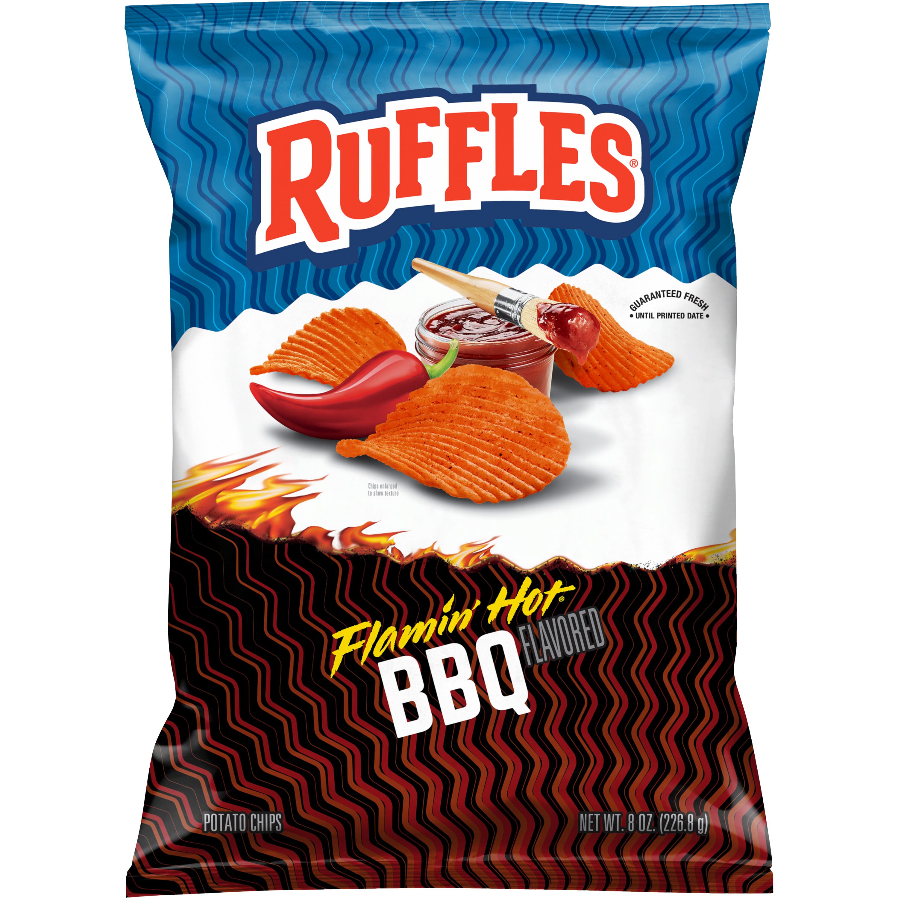 Ruffles, Flamin' Hot BBQ Flavored, Potato Chips - SmartLabel™