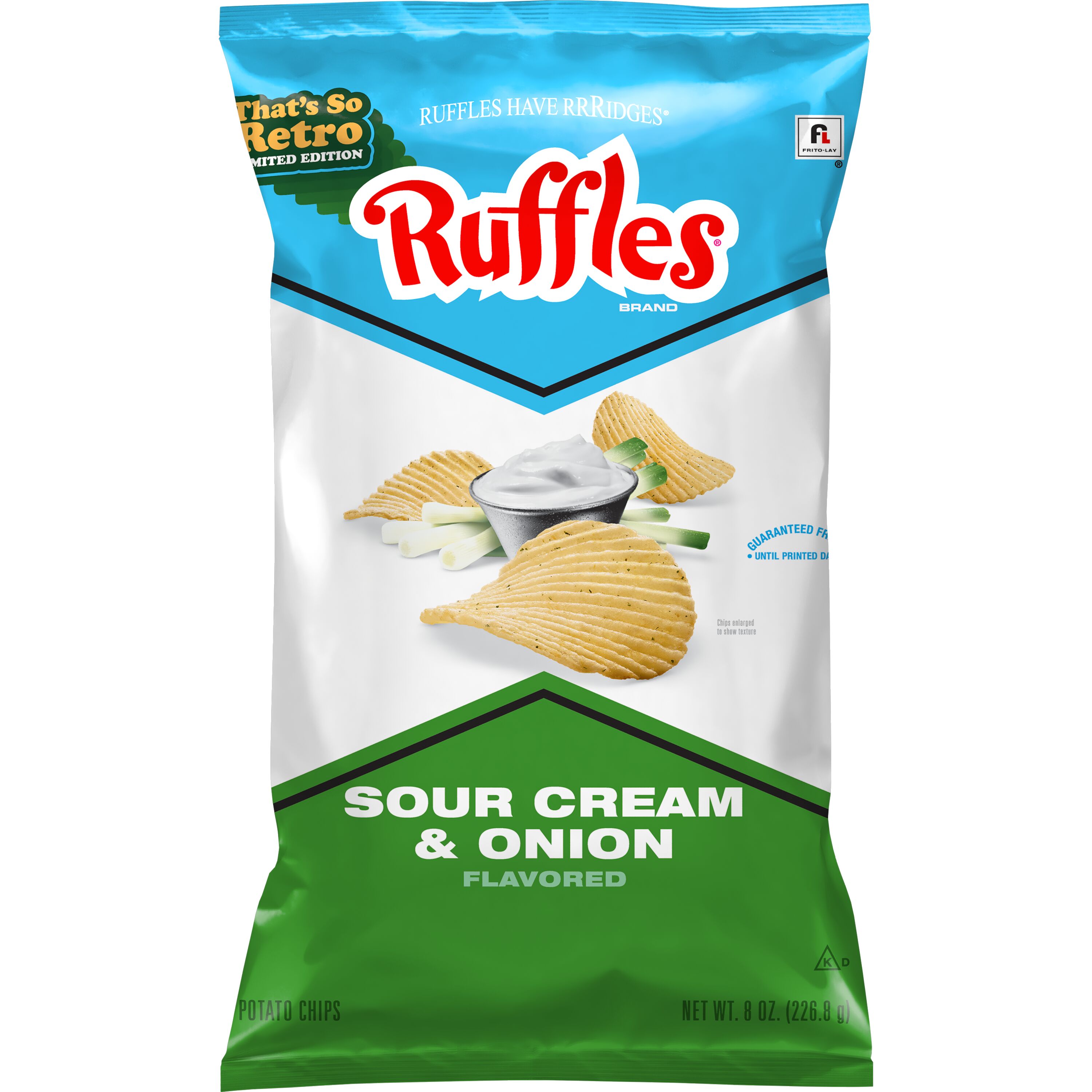 Ruffles, Sour Cream & Onion Flavored, Potato Chips - SmartLabel™