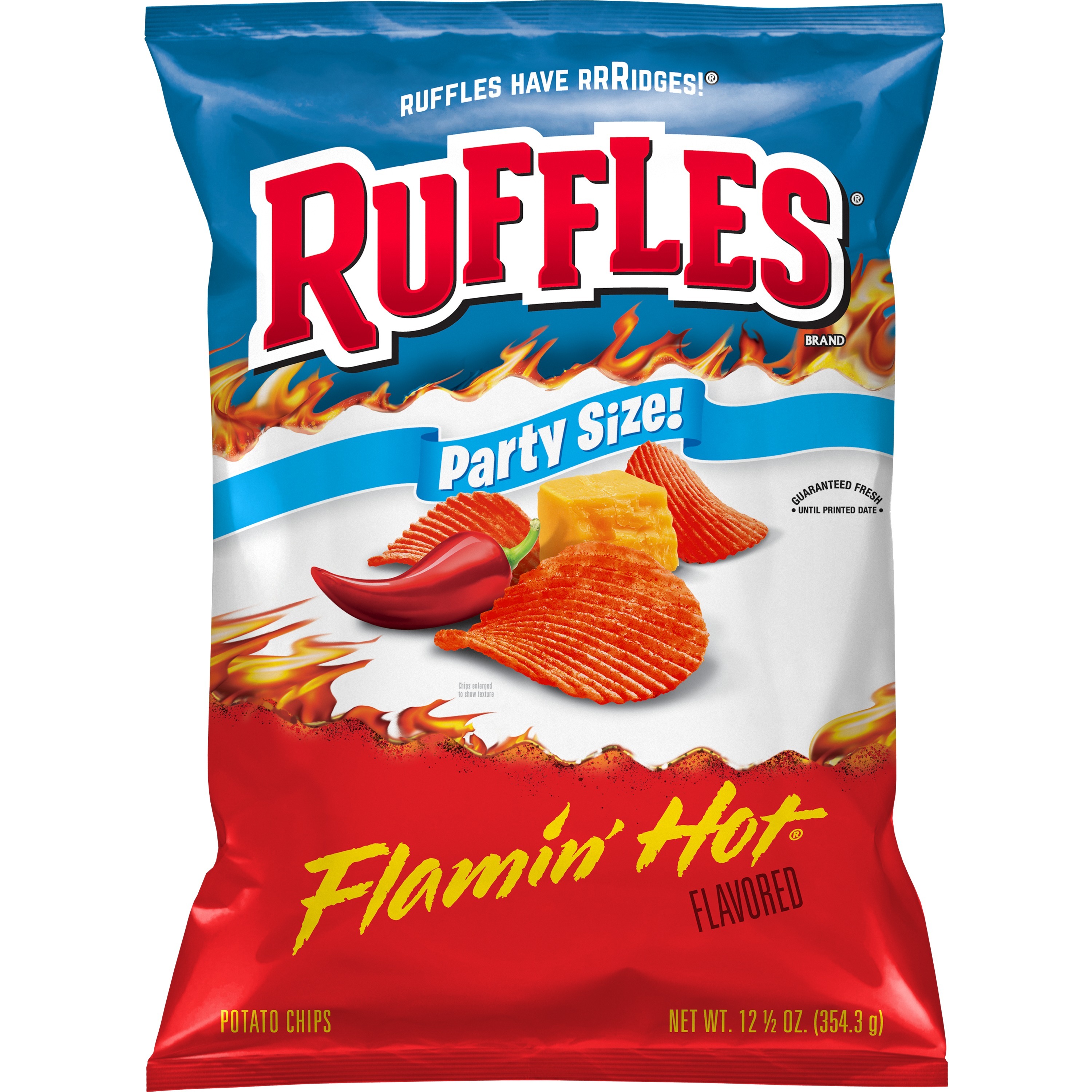 Ruffles, Party Size, Flamin' Hot Flavored, Potato Chips - SmartLabel™