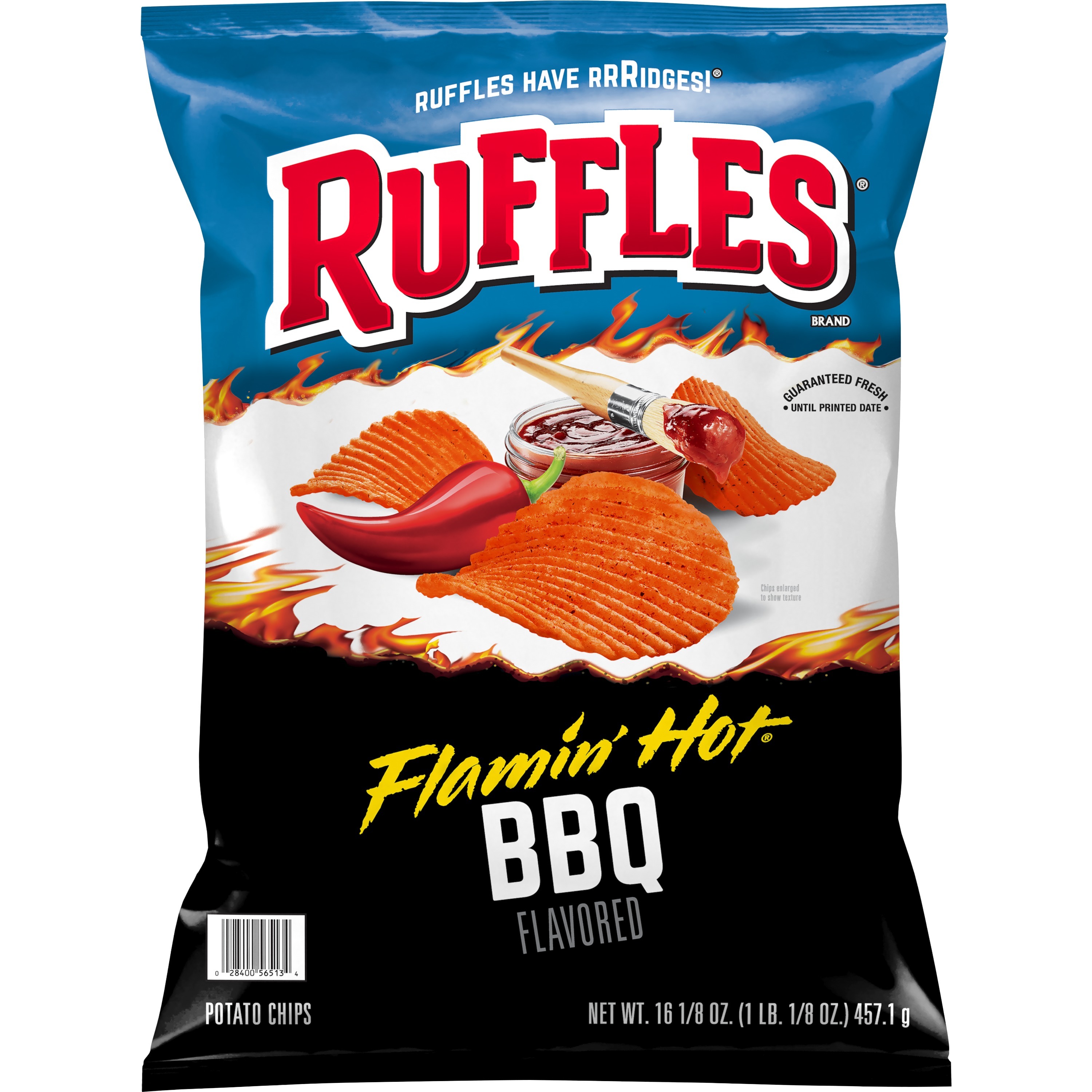 Ruffles Flamin Hot Bbq Flavored Potato Chips Smartlabel™