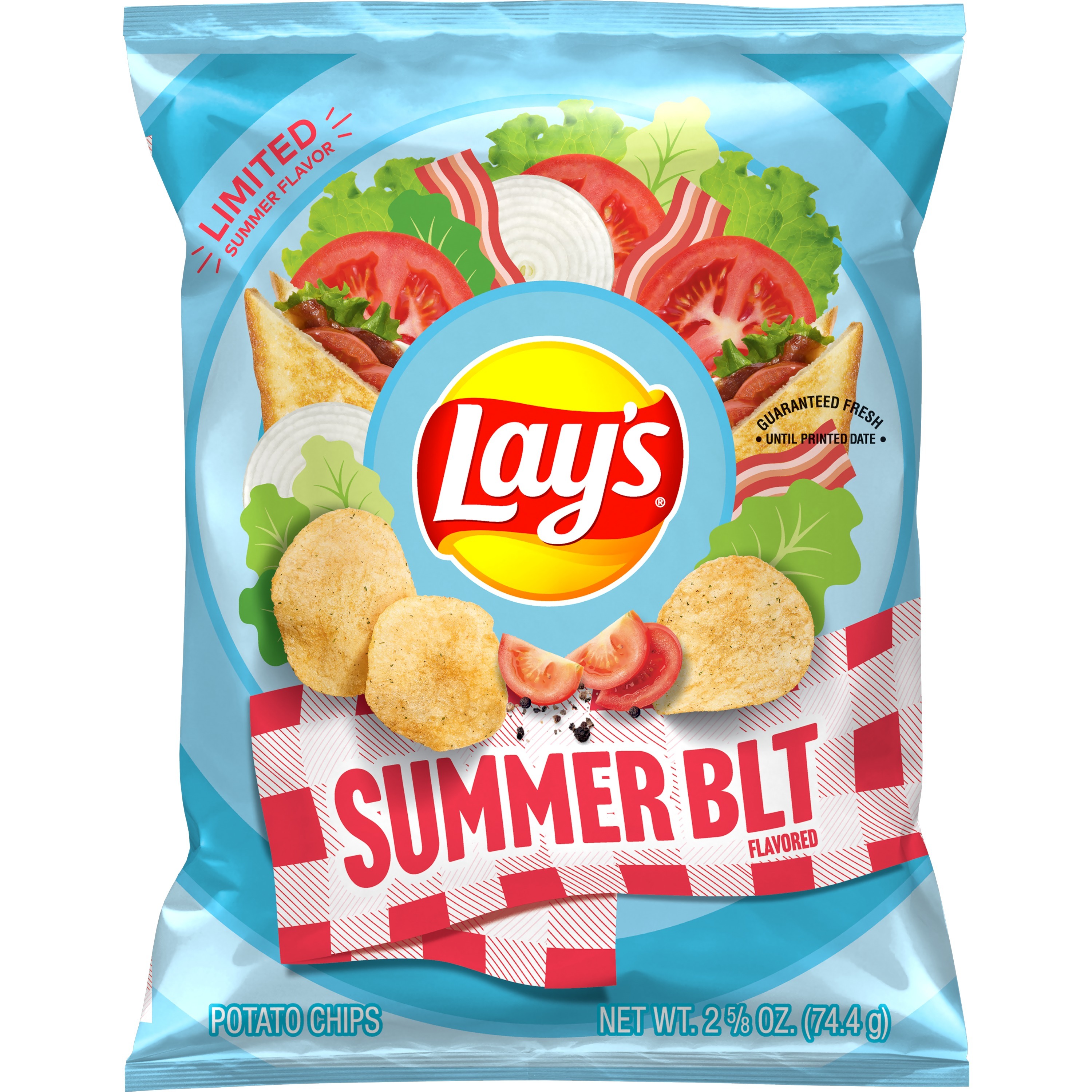 Lay's, Summer BLT Flavored, Potato Chips SmartLabel™