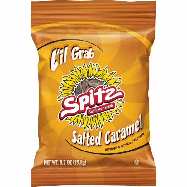 Spitz Lil Grab Salted Caramel Naturally And Artificially Flavored Sunflower Seeds Smartlabel™ 0147