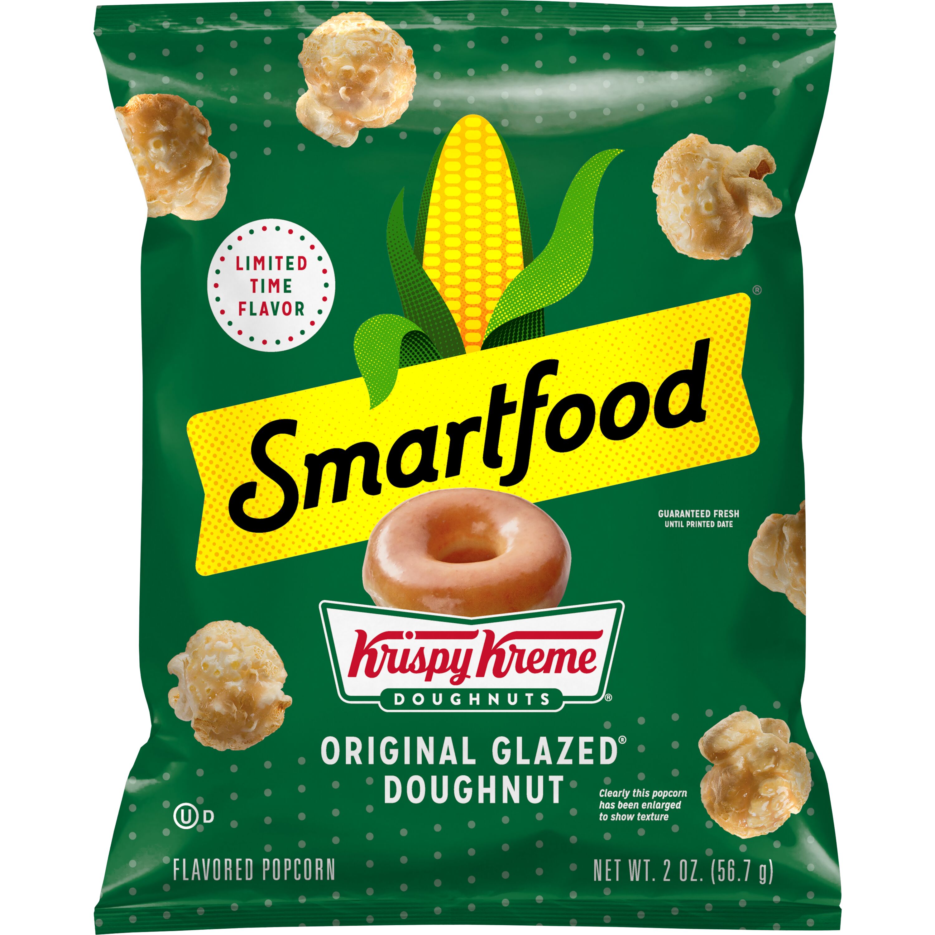 Smartfood, Krispy Kreme Original Glazed Doughnut, Flavored Popcorn ...