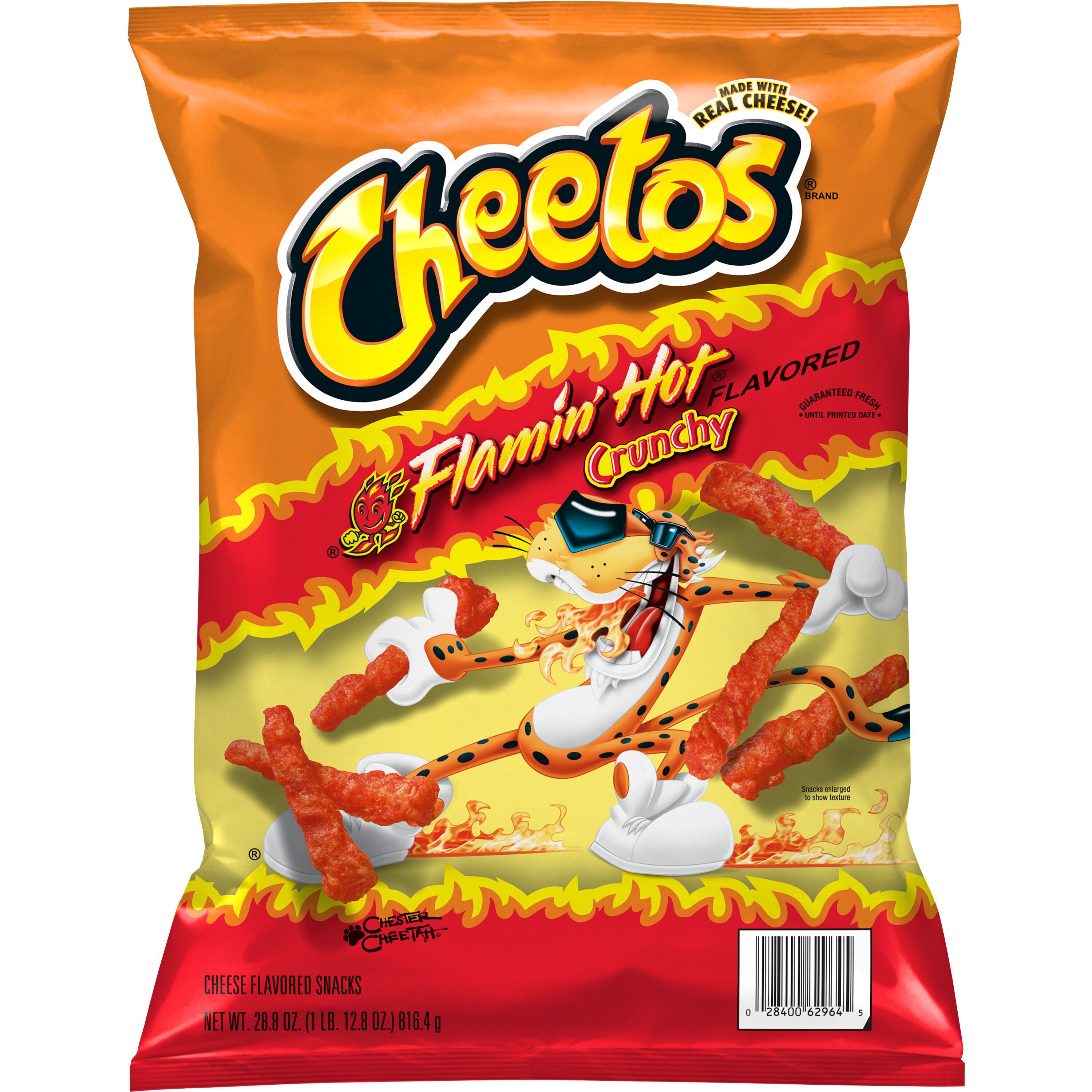 Cheetos, Crunchy, Flamin' Hot Flavored, Cheese Flavored Snacks - SmartLabel™