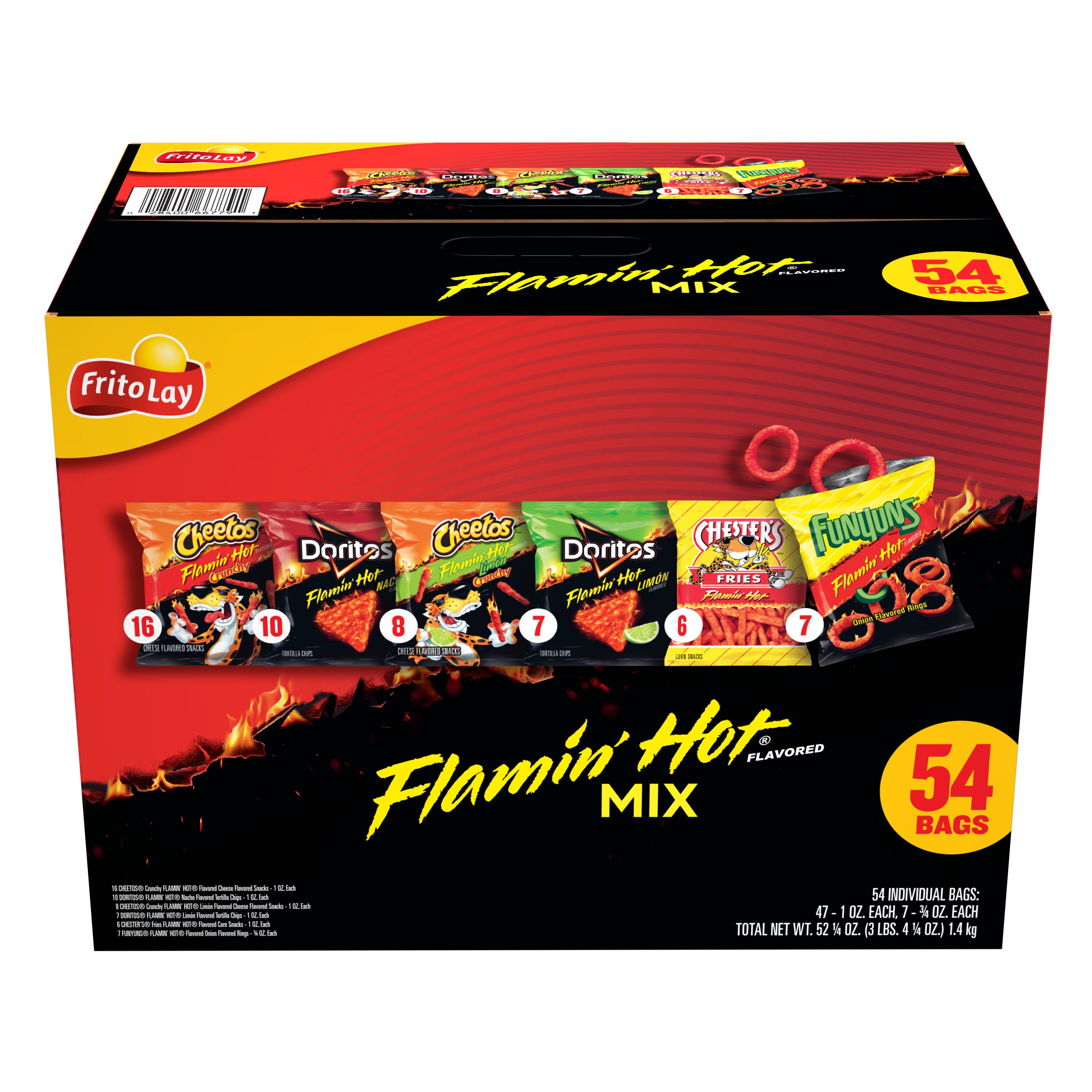 Frito Lay Flamin Hot Mix Variety Pack Smartlabel™