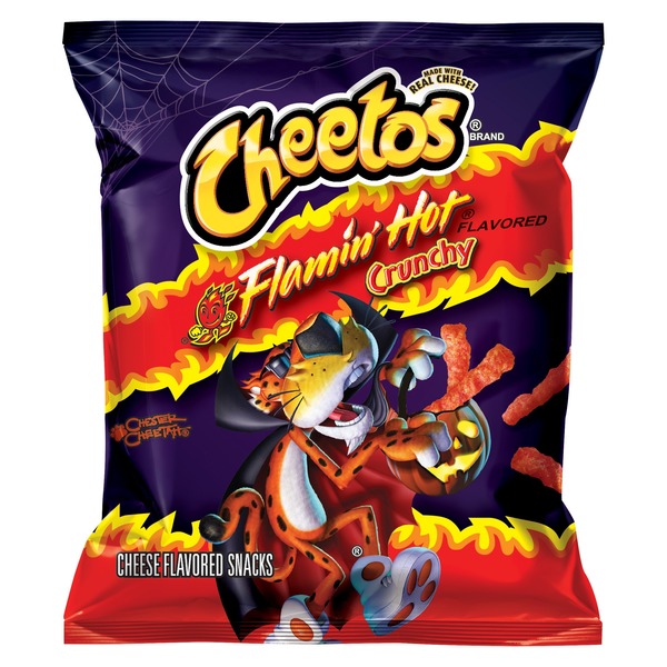 Cheetos Crunchy Flamin' Hot Tangy Chili Fusion Cheese Snacks - 2.75 Ounce  Bags - 6ct Box