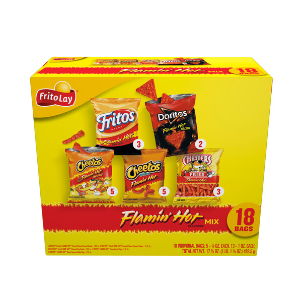 Frito Lay Flamin Hot Mix Variety Pack Smartlabel™ 