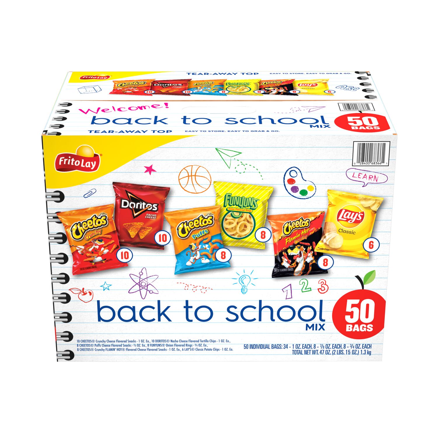 Frito Lay Back To Class Mix Variety Pack Smartlabel™