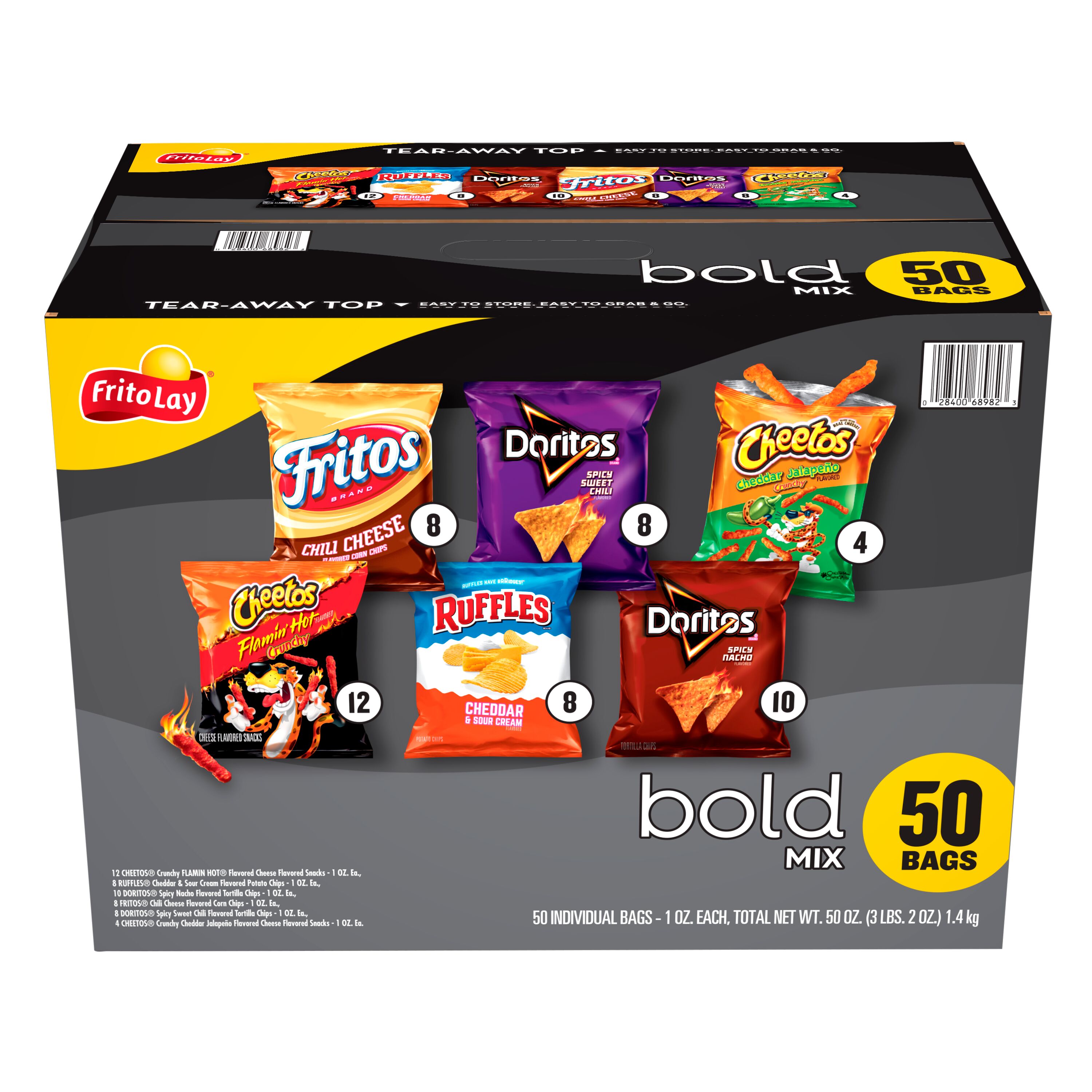 Frito Lay Bold Mix Variety Pack Smartlabel™ 