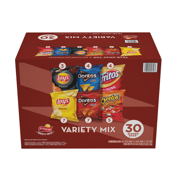 Frito Lay 30 Count Variety Mix Smartlabel™