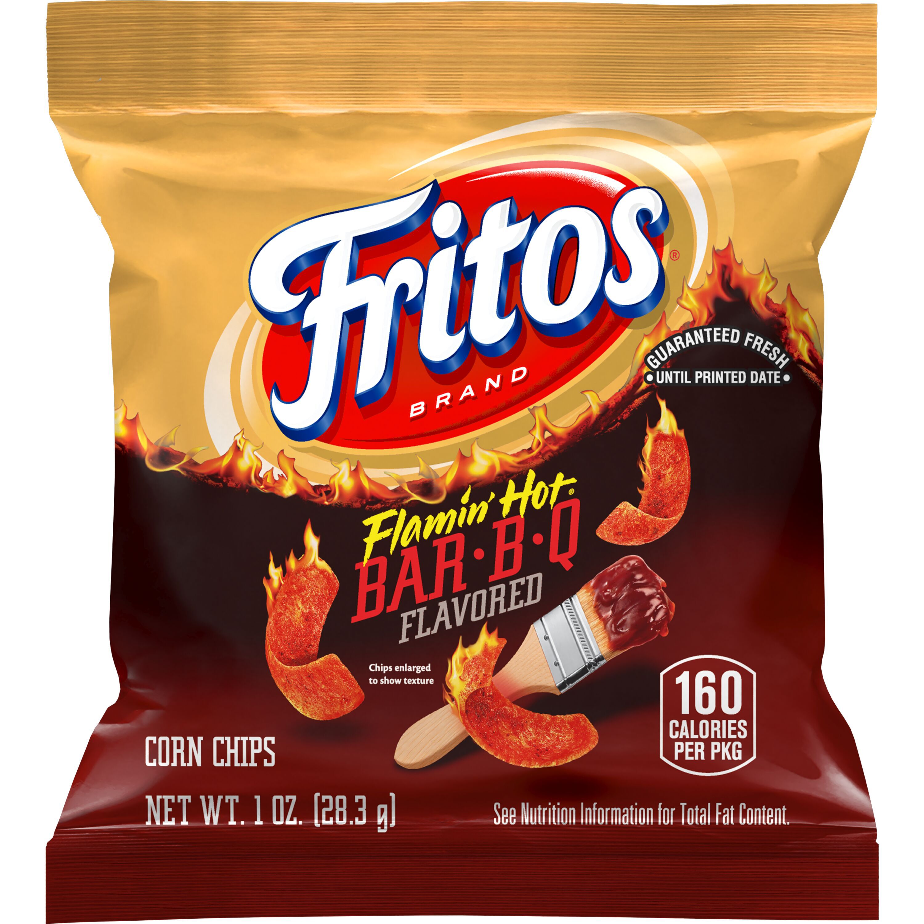 Fritos, Flamin' Hot Bar-B-Q Flavored, Corn Chips - SmartLabel™